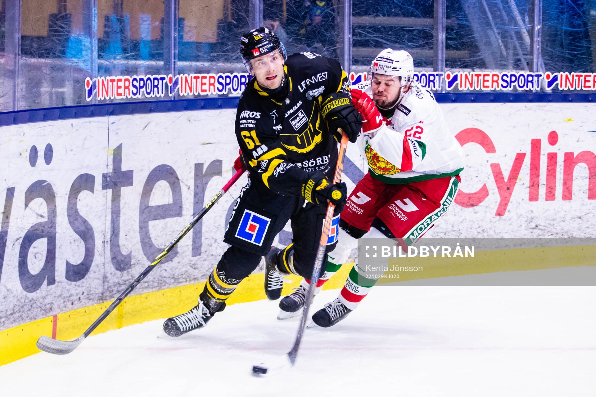 Västerås Daniel Gunnarsson och Moras Måns Carlsson