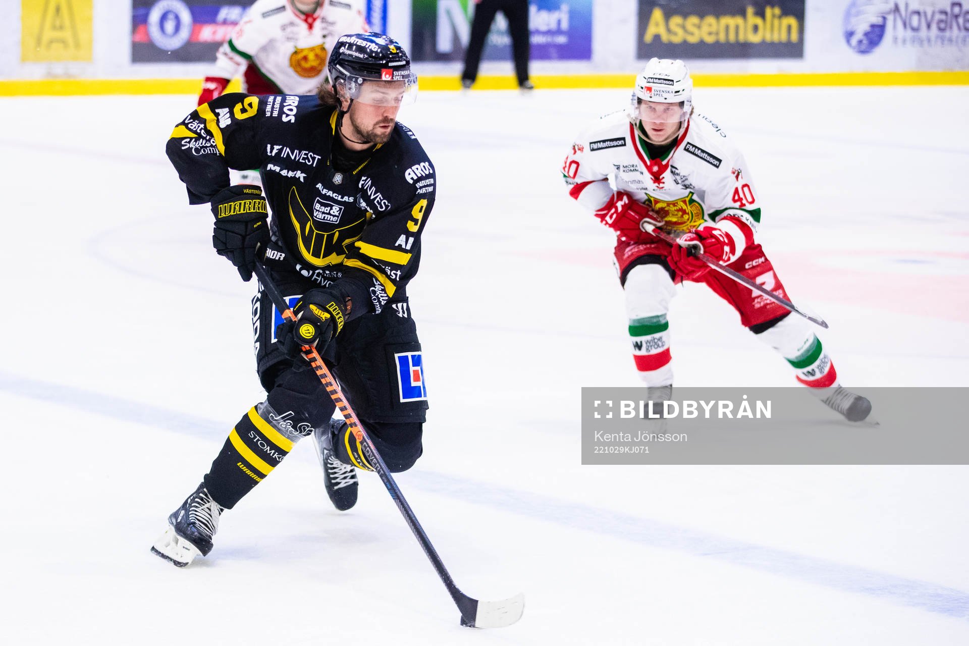 Västerås Mikael Frycklund och Moras Anton Heikkinen
