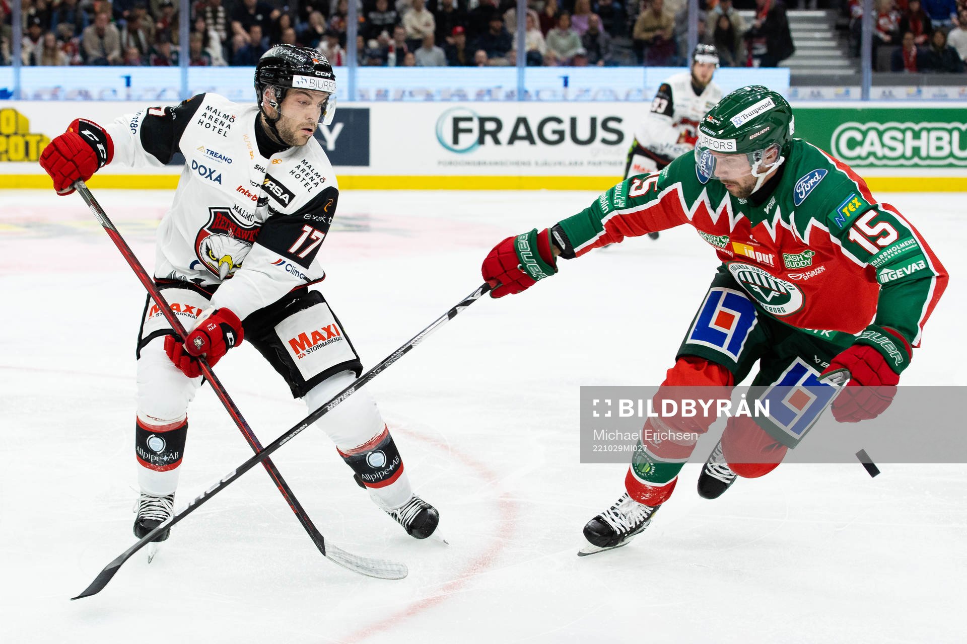 Malmö Redhawks Pathrik Westerholm och Frölundas Anders