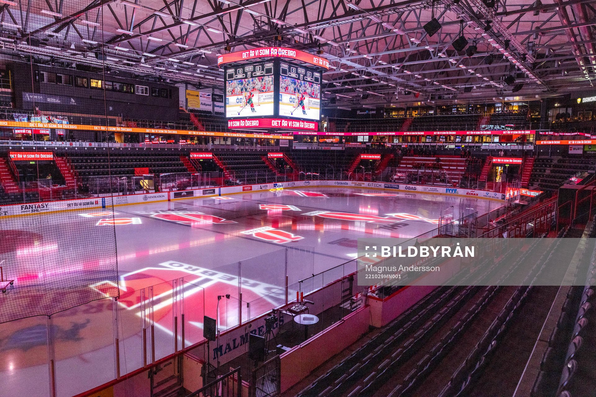 Interiör av Behrn Arena