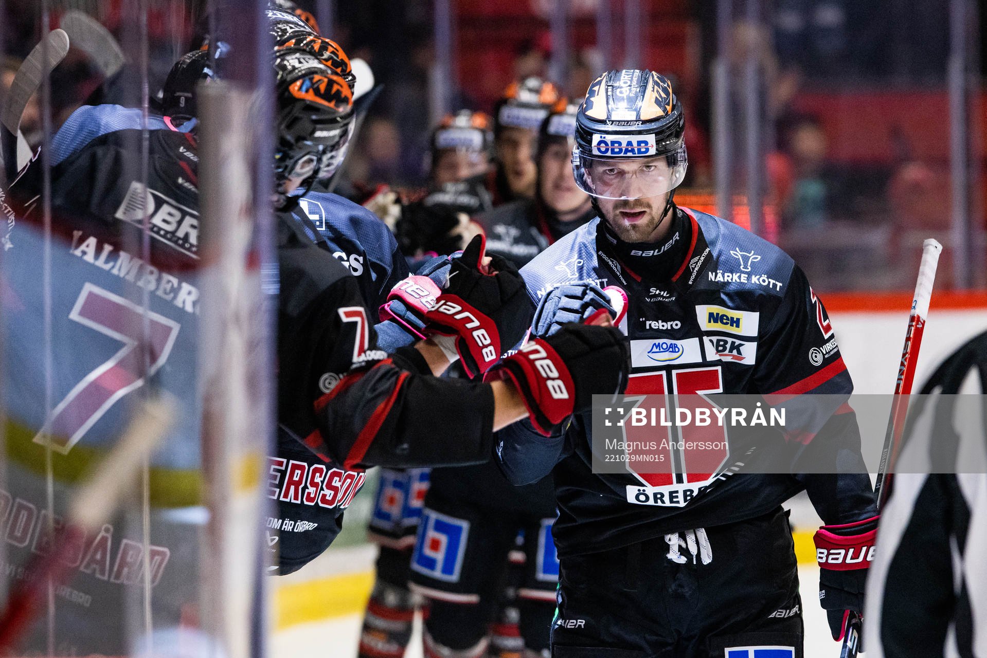 Örebros Rasmus Rissanen jublar