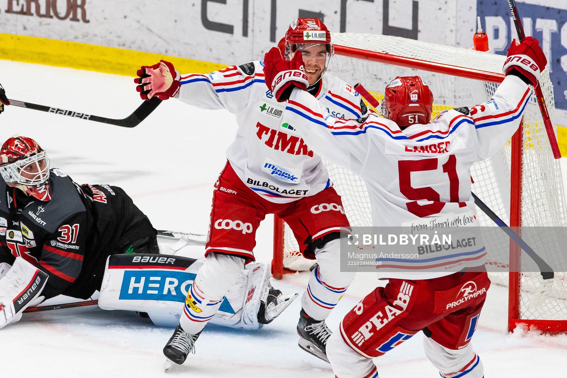 Timrås Magnus Pääjärvi jublar