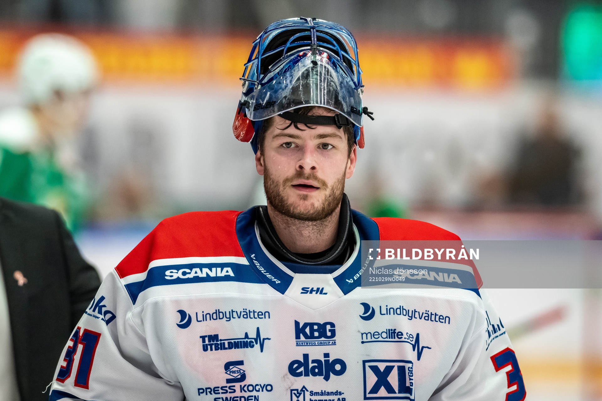 Oskarshamns målvakt Tim Juel