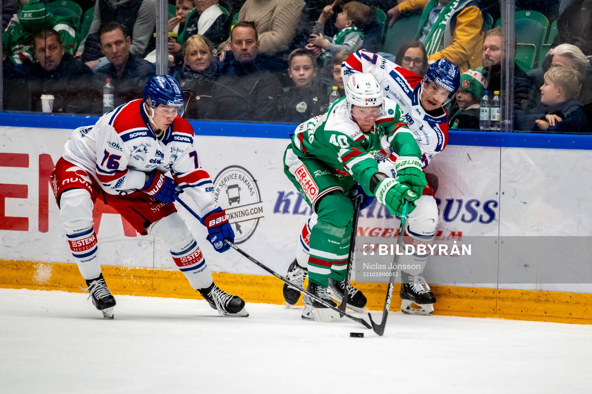 Oskarshamns Emil Lilleberg, Jonas Engström kamp med