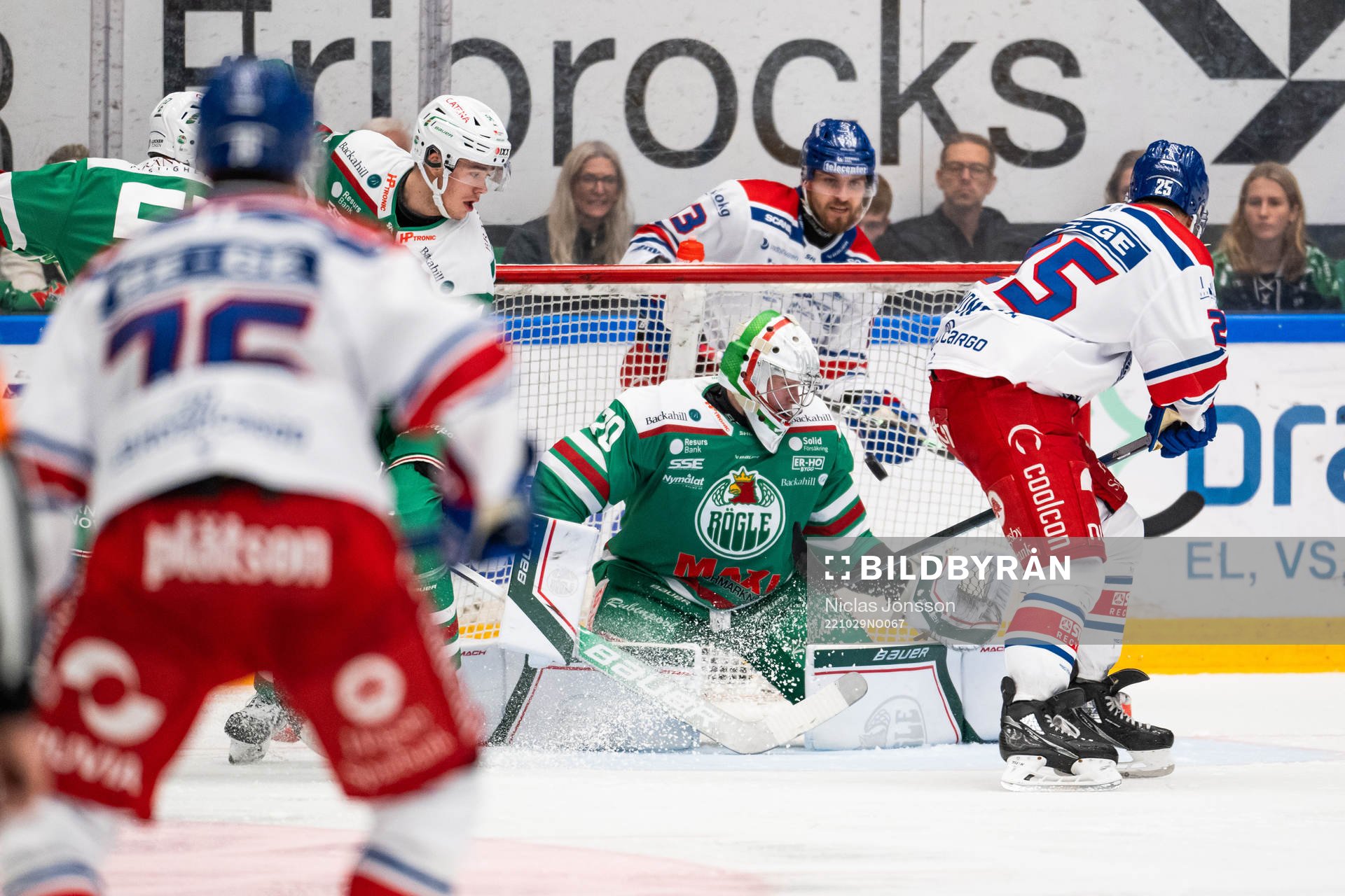Oskarshamns Johannes Salmonsson gör 0-3 bakom Rögles