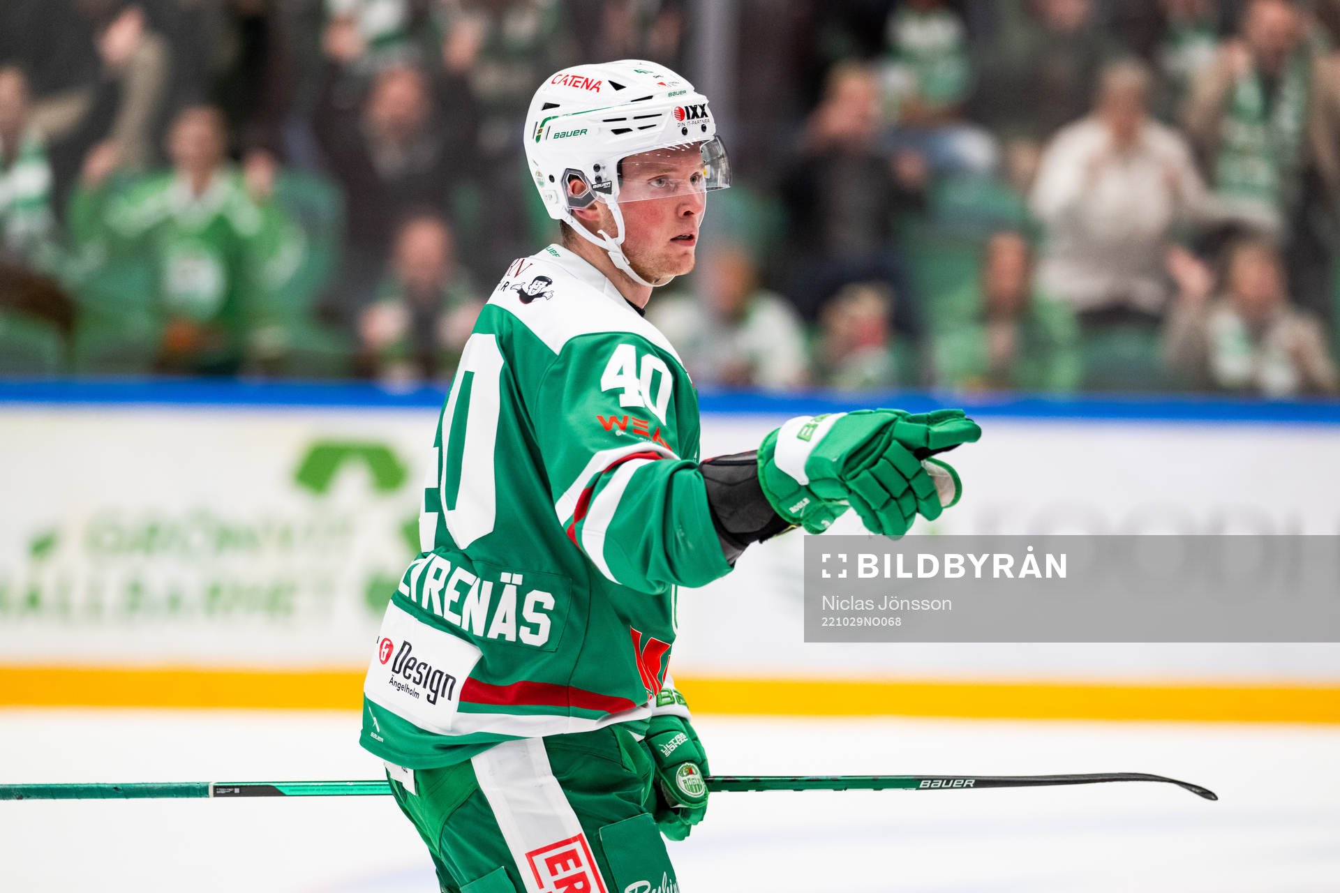 Rögles Oskar Stål-Lyrenäs jublar