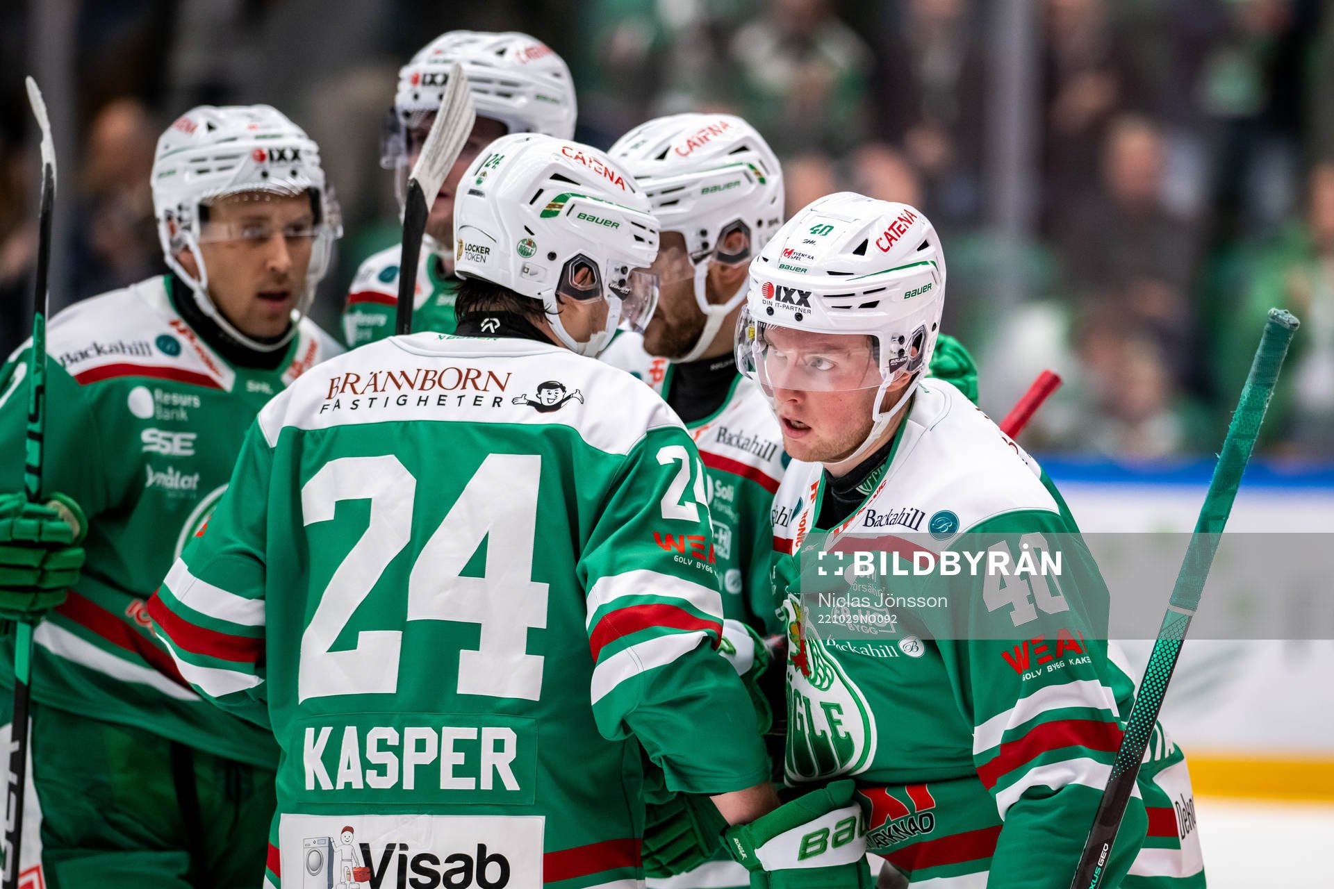 Rögles Oskar Stål-Lyrenäs  jublar