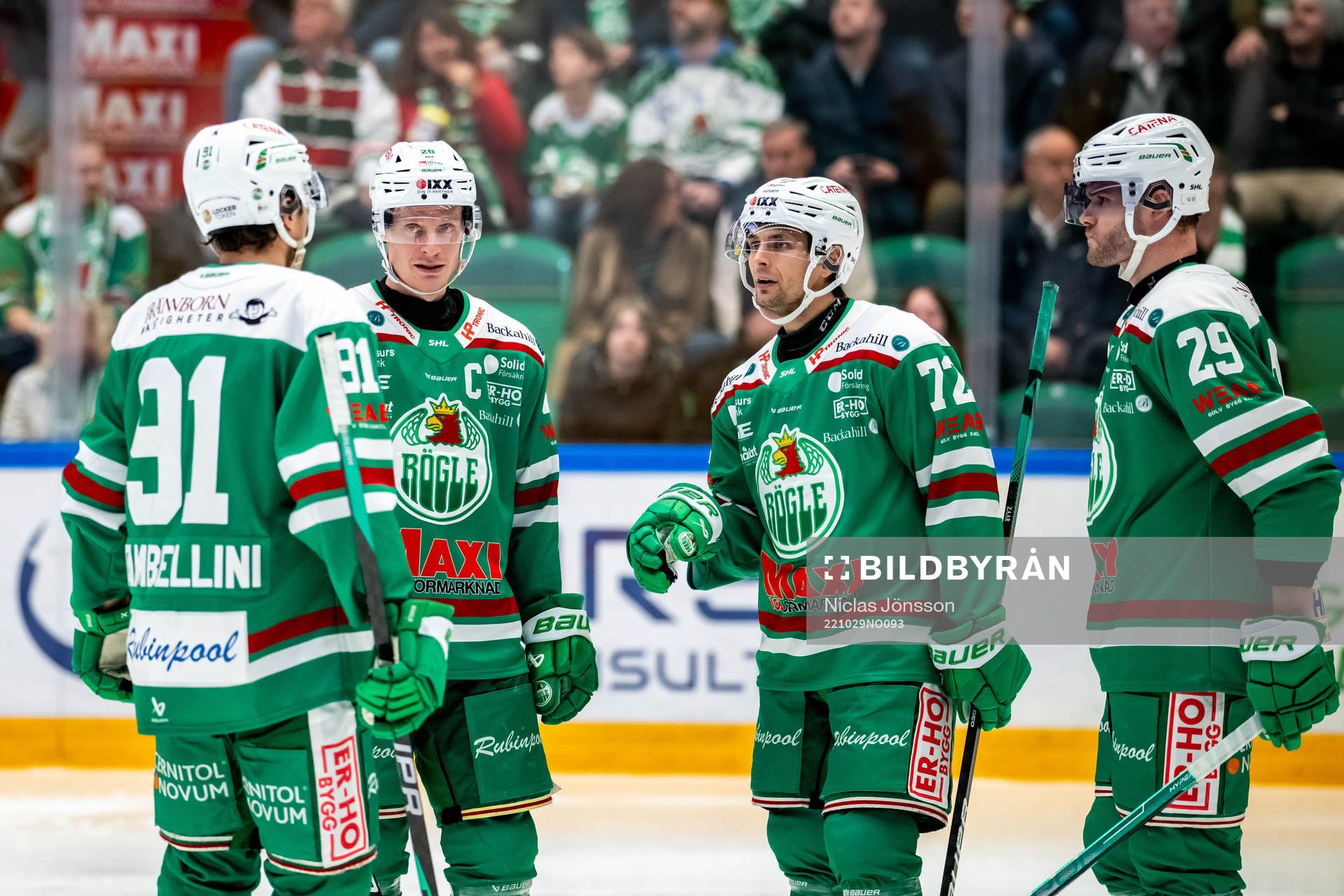 Rögles Anton Bengtsson, Daniel Zaar  och Kim Rosdahl