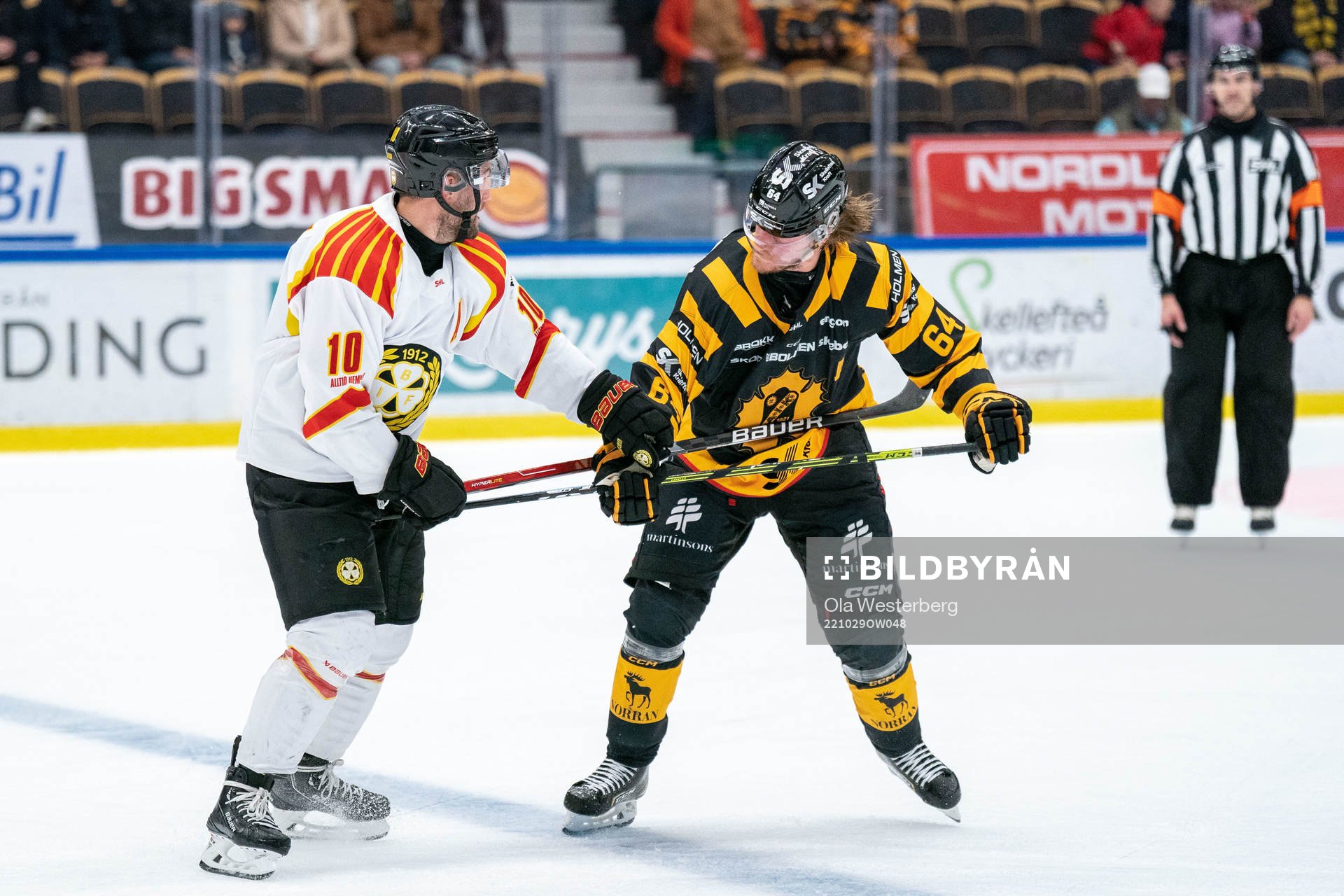 Brynäs Johan Larsson och Skellefteås Jonathan Pudas