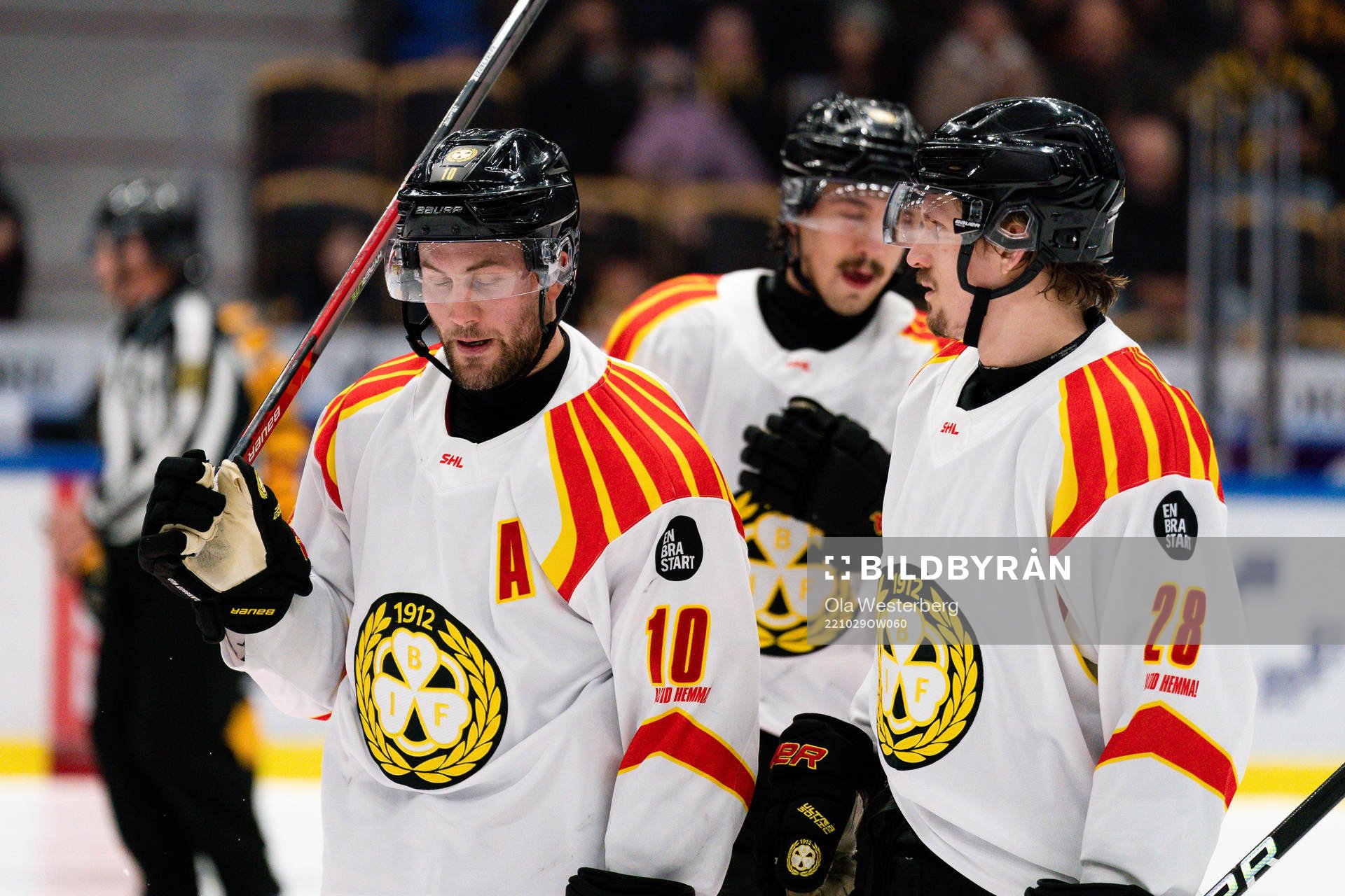 Brynäs Johan Larsson och Johannes Kinnvall deppar