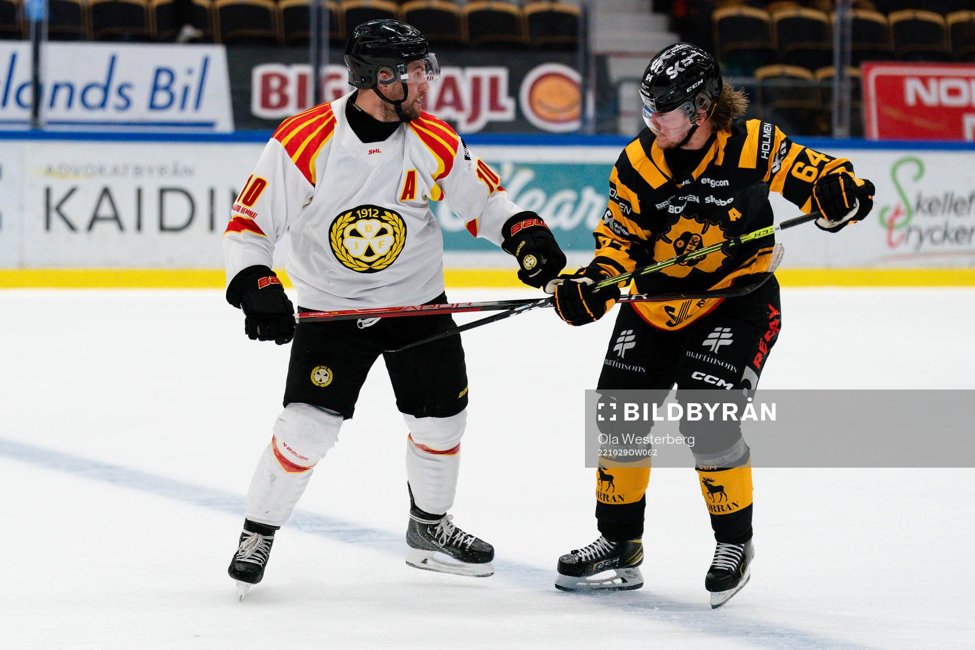 Brynäs Johan Larsson och Skellefteås Jonathan Pudas