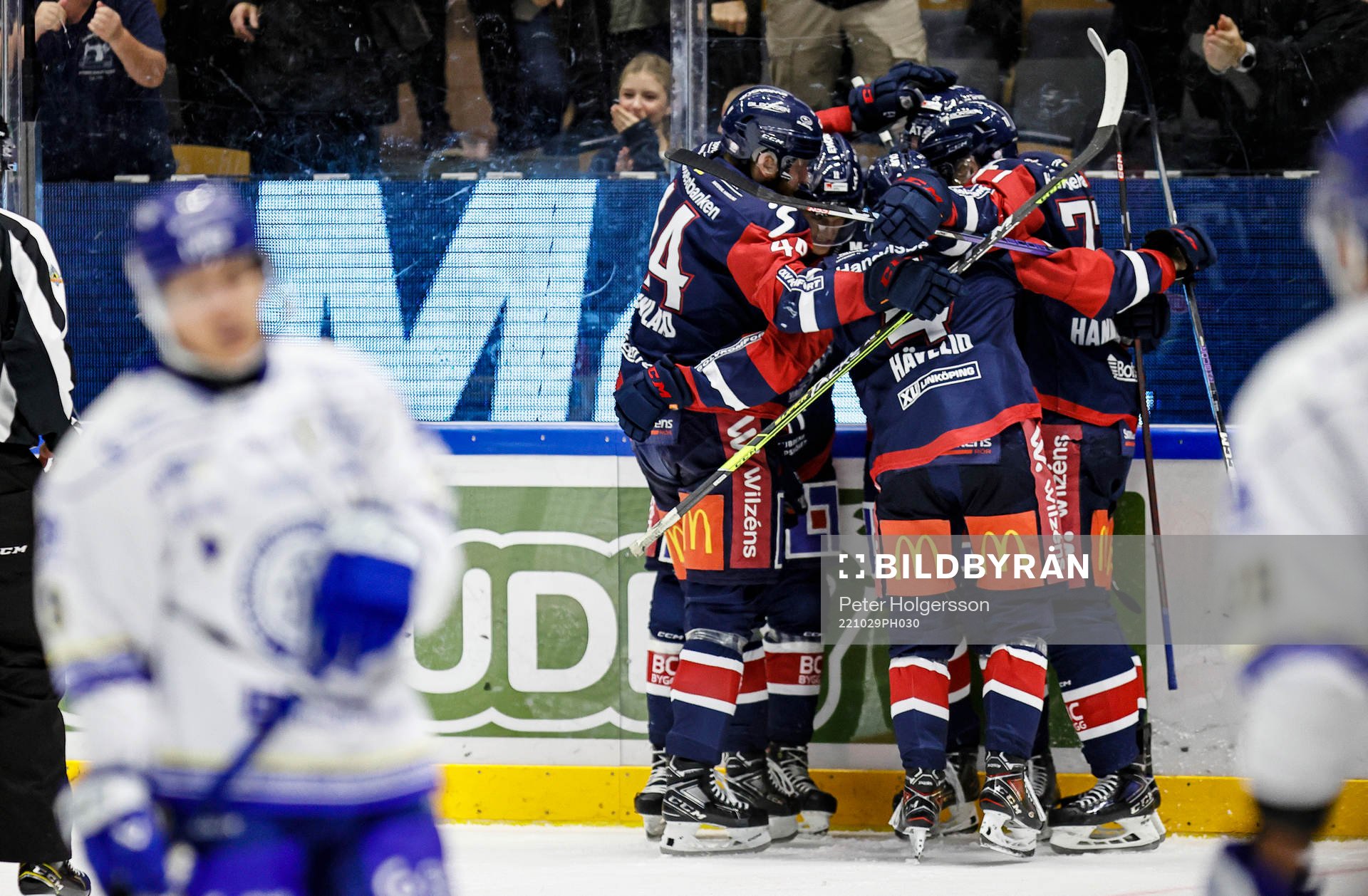 under ishockeymatchen i SHL mellan Linköping och Leksand