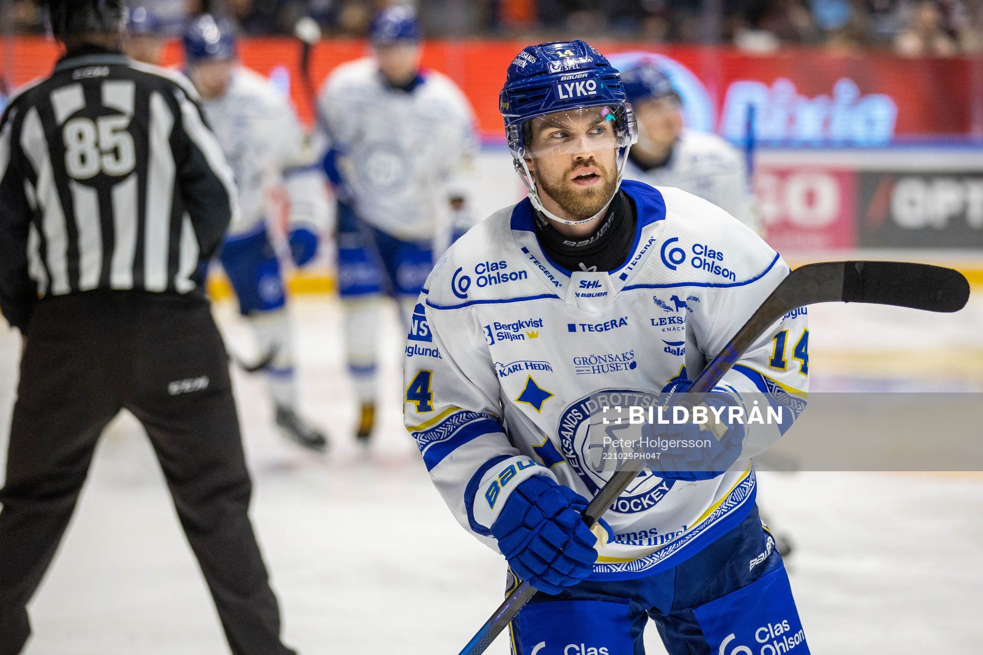 Leksands Oskar Lang jublar