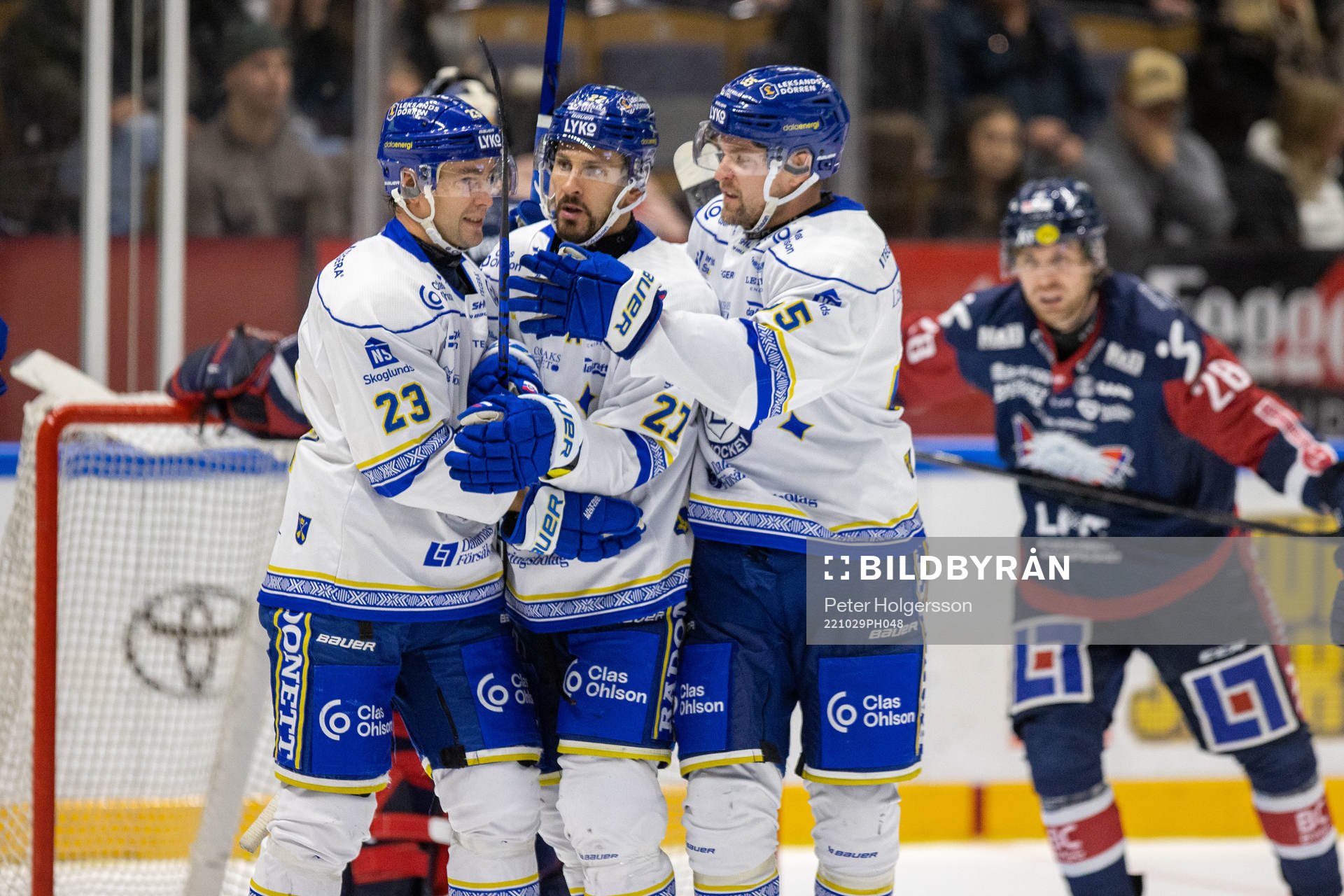 Leksands Marek Hrivik jublar
