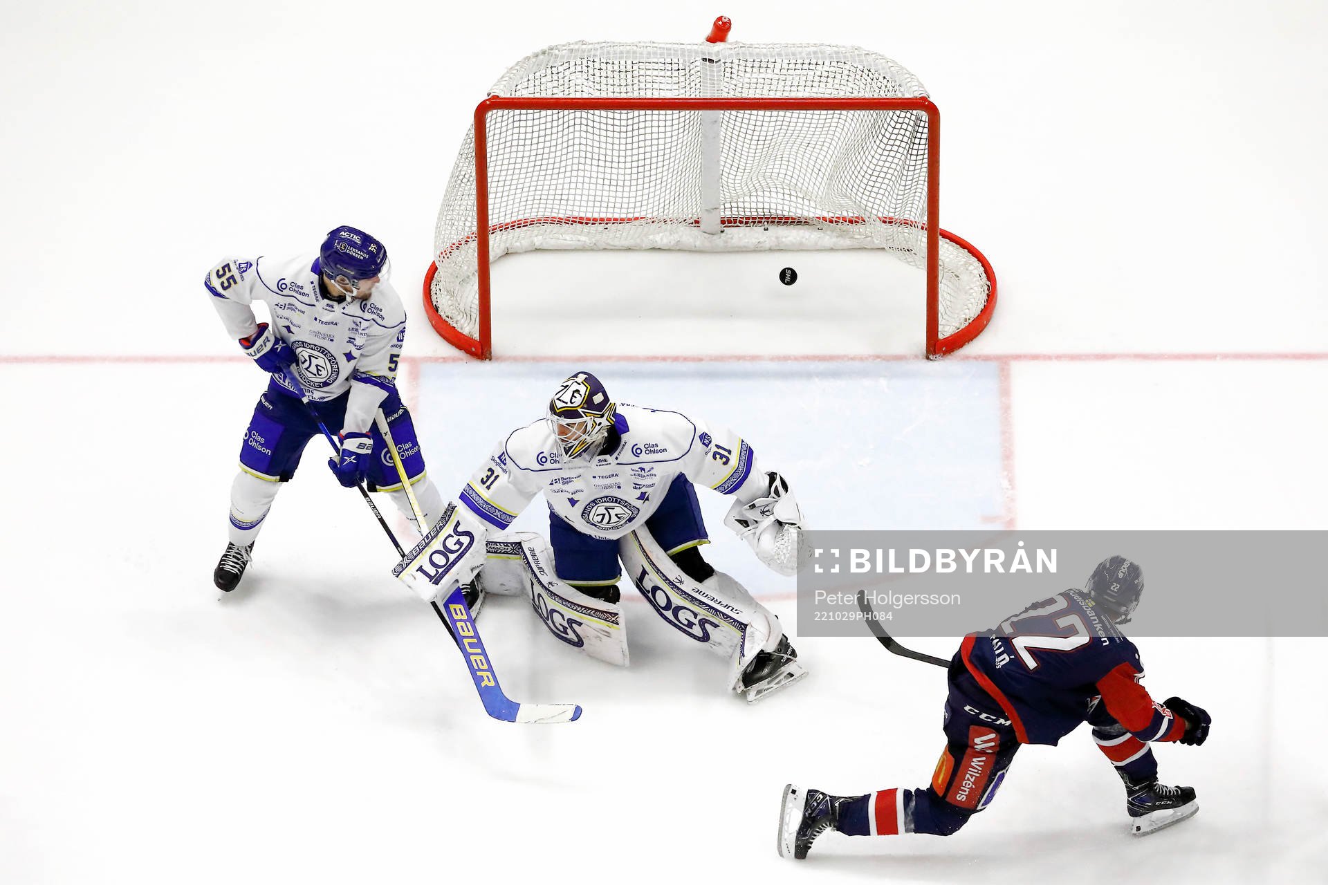 Mål 2-0 av Linköpings Vilmos Gallo förbi Leksands