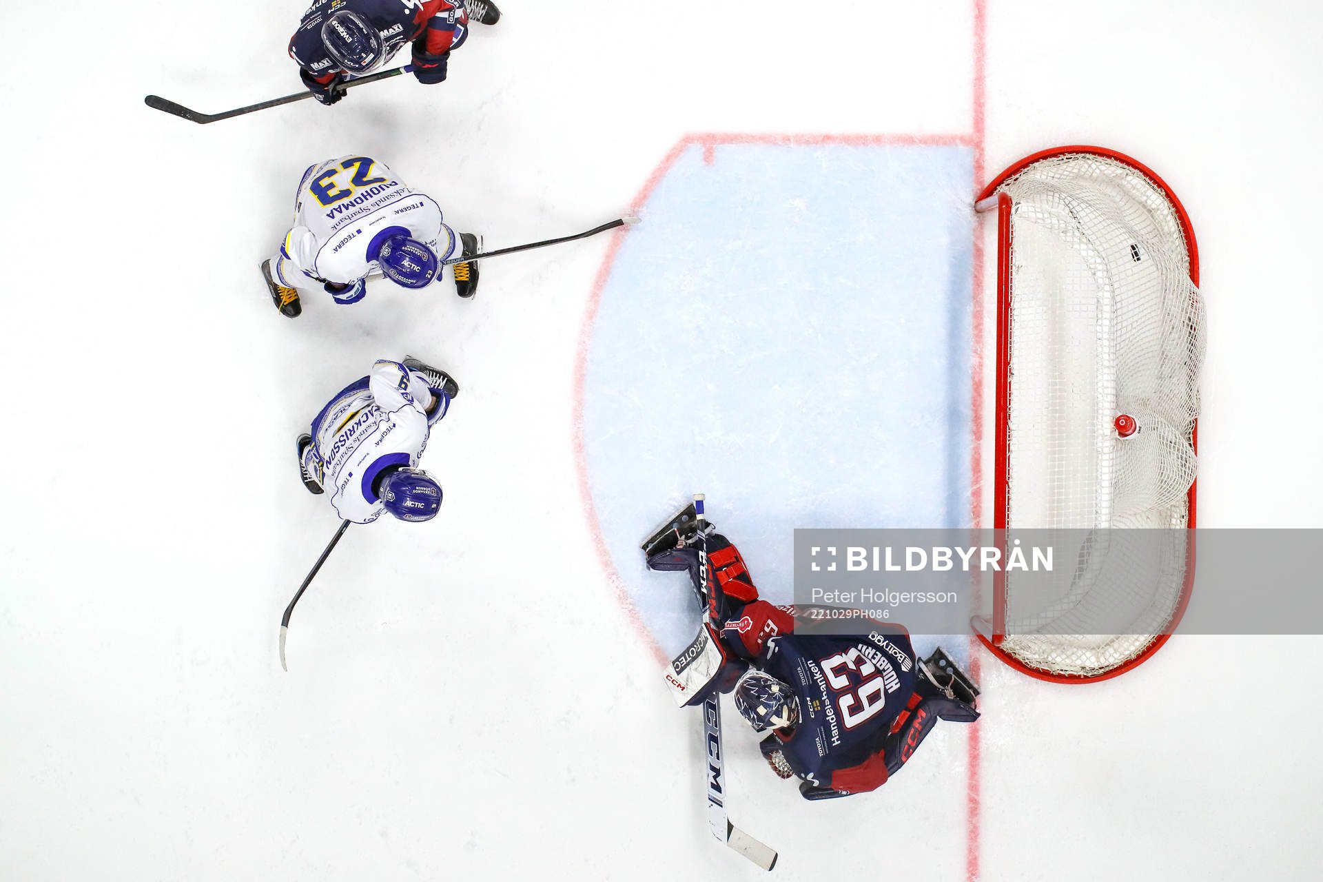 Mål 4-1 förbi Linköpings målvakt Marcus Högberg