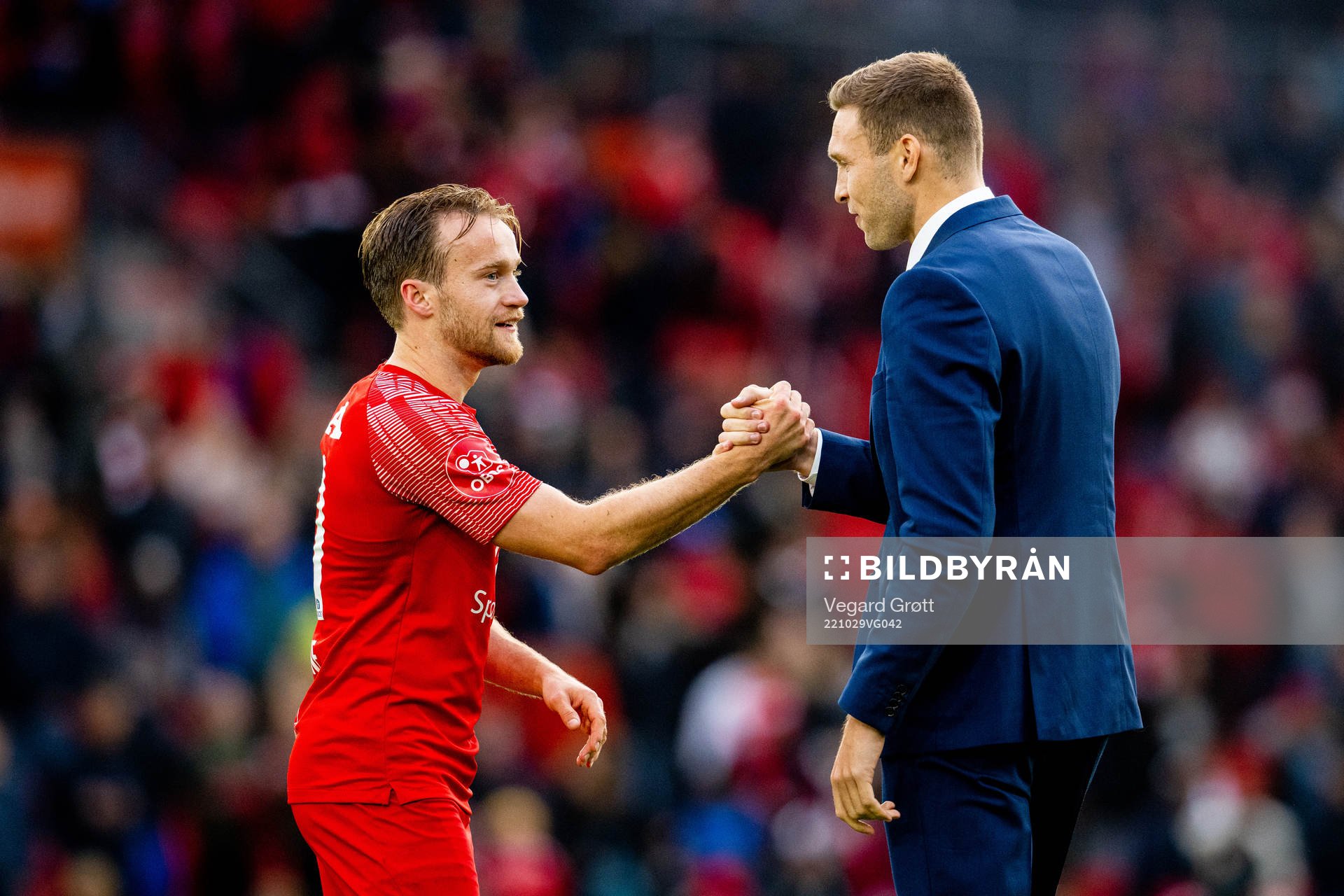 Bård Finne and Runar Hove of Brann