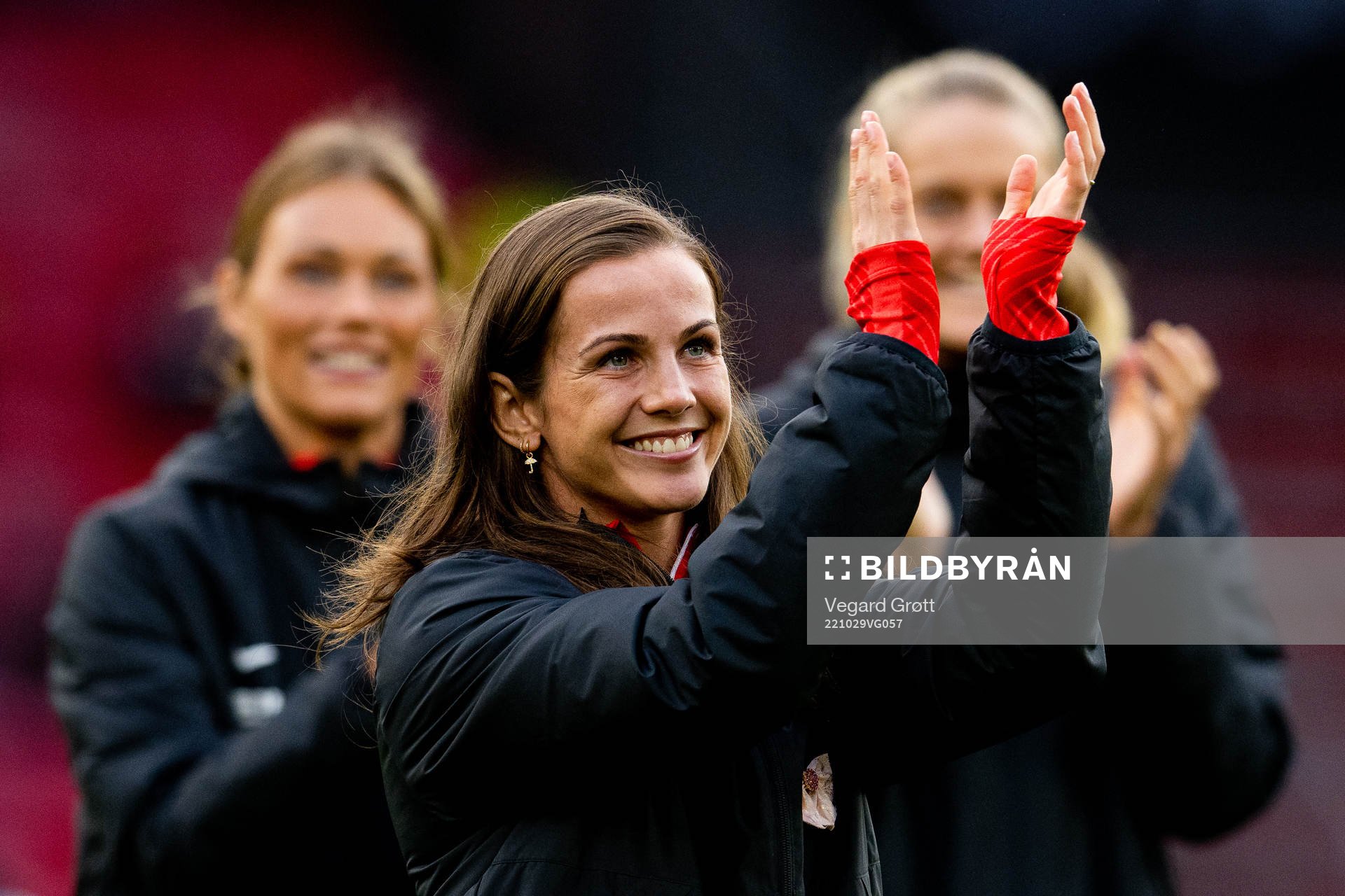 Tuva Hansen of Brann celebrates at half-time