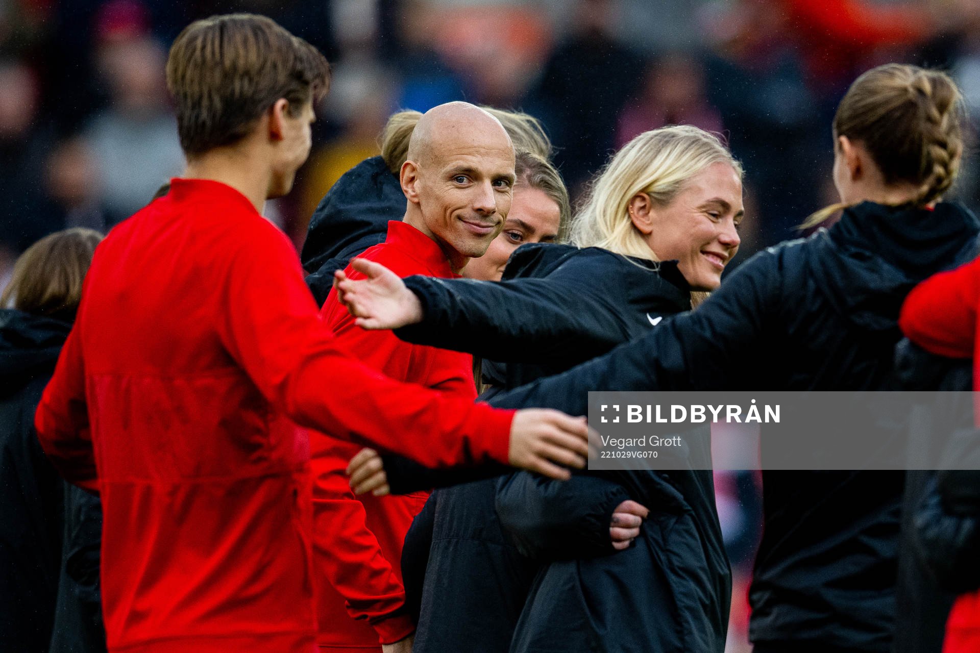Ruben Kristiansen and Guro Bergsvand of Brann