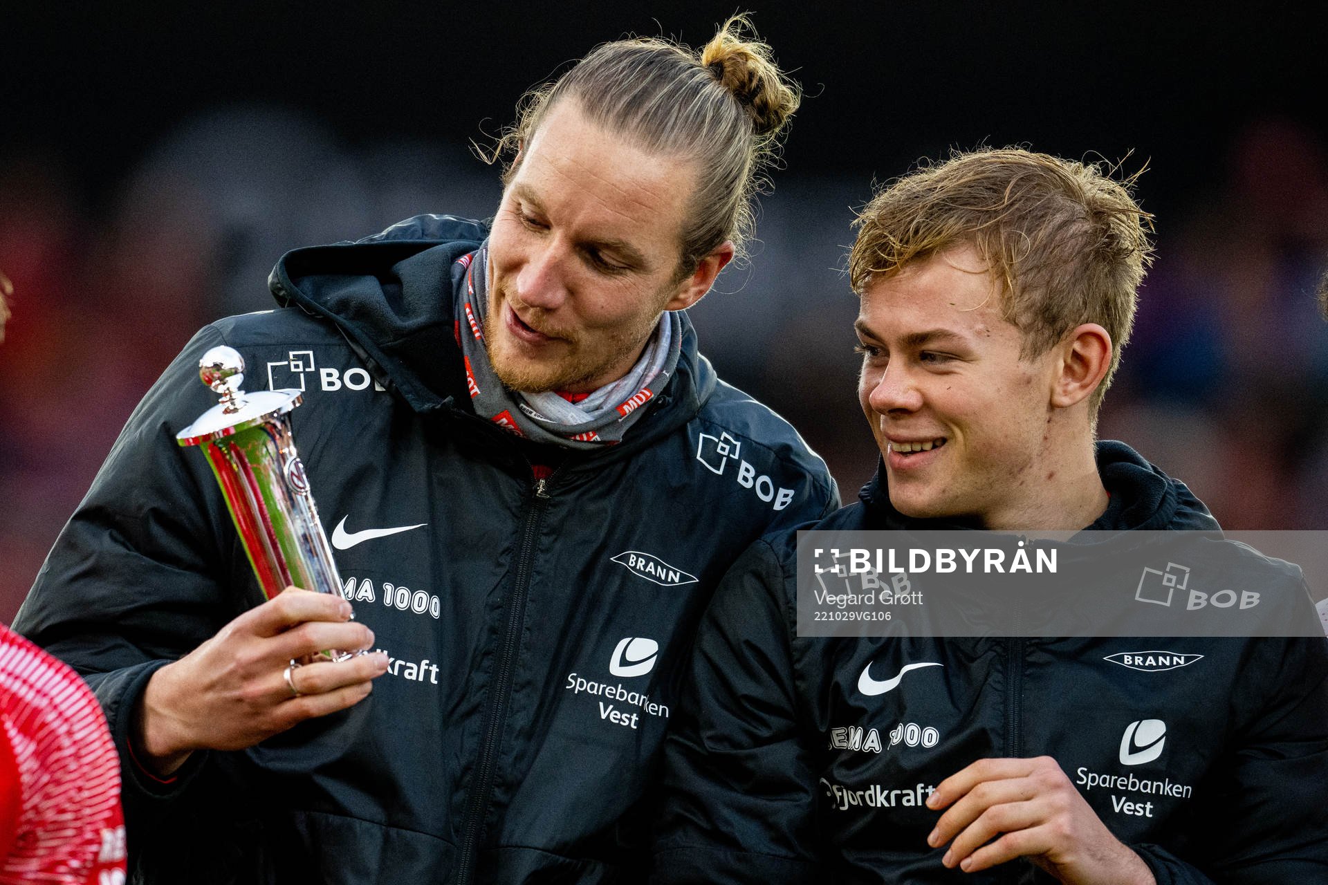 Goalkeeper Eirik Holmen Johansen and Aune Selland Heggebø