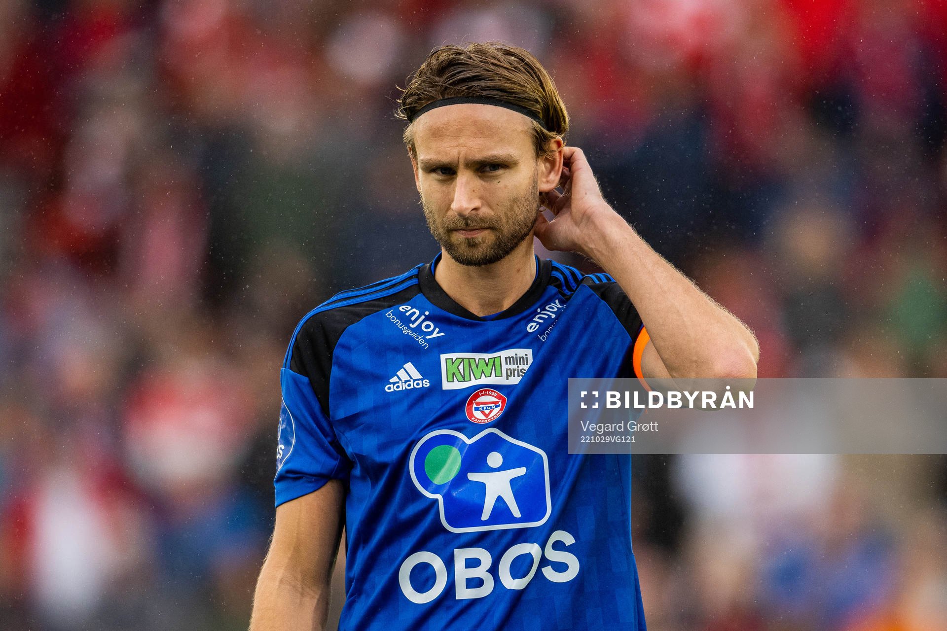 Jørgen Paulov Hammer of KFUM ahead of the OBOS-ligaen football match between Brann and KFUM on October 29, 2022 in Bergen. 