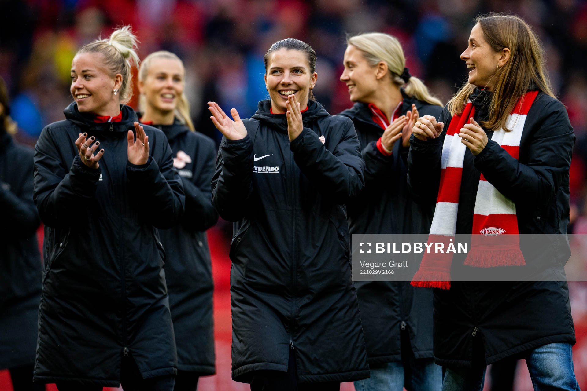 Cecilie Redisch Kvamme and Ingrid Ryland of Brann at