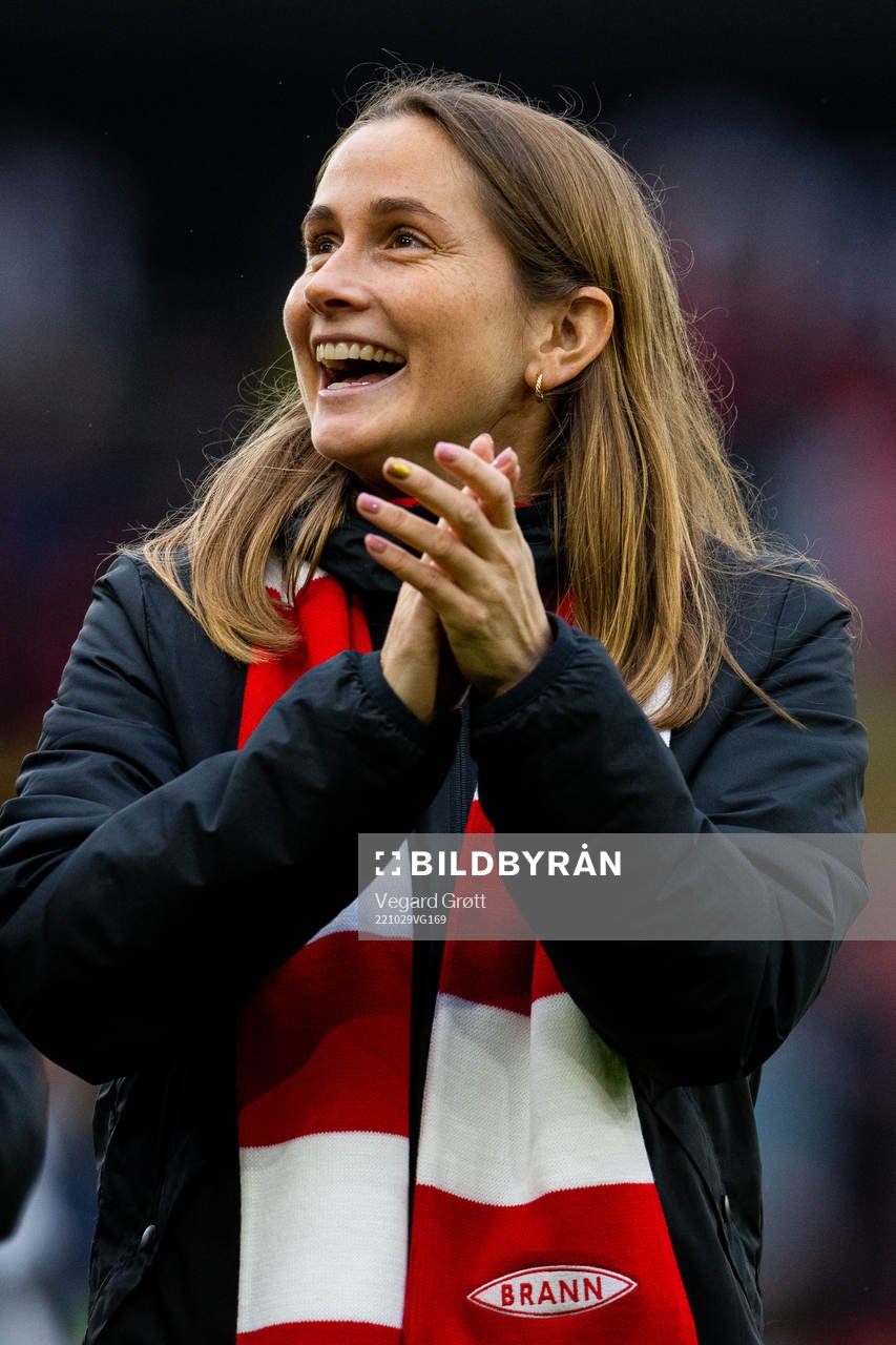 Ingrid Ryland of Brann at half-time