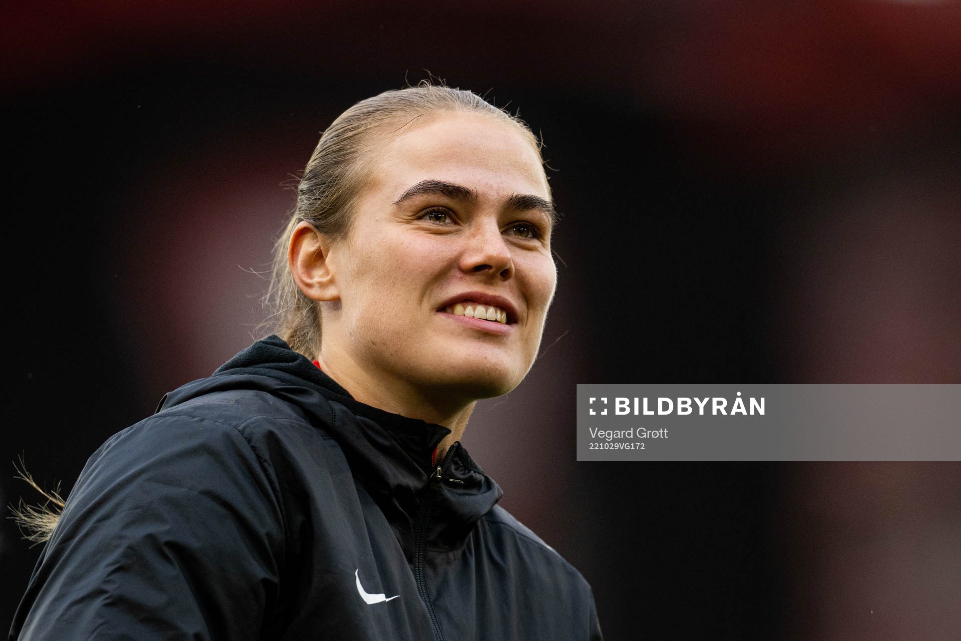 Marthine Østenstad of Brann at half-time