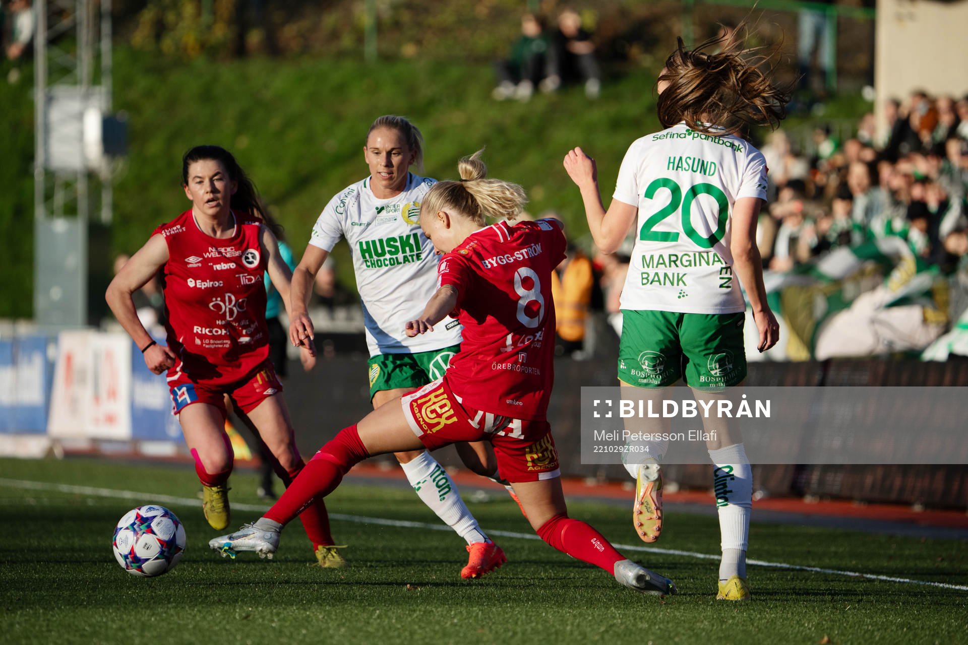 Örebros Nathalie Hoff Persson och Hammarbys Jonna