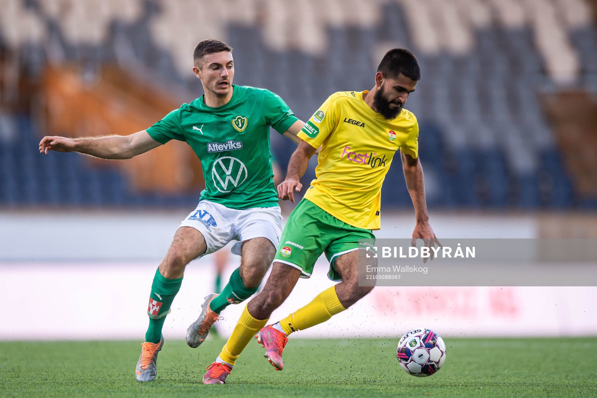 Jönköpings Södras Marko Nikolic och Dalkurds Suleman