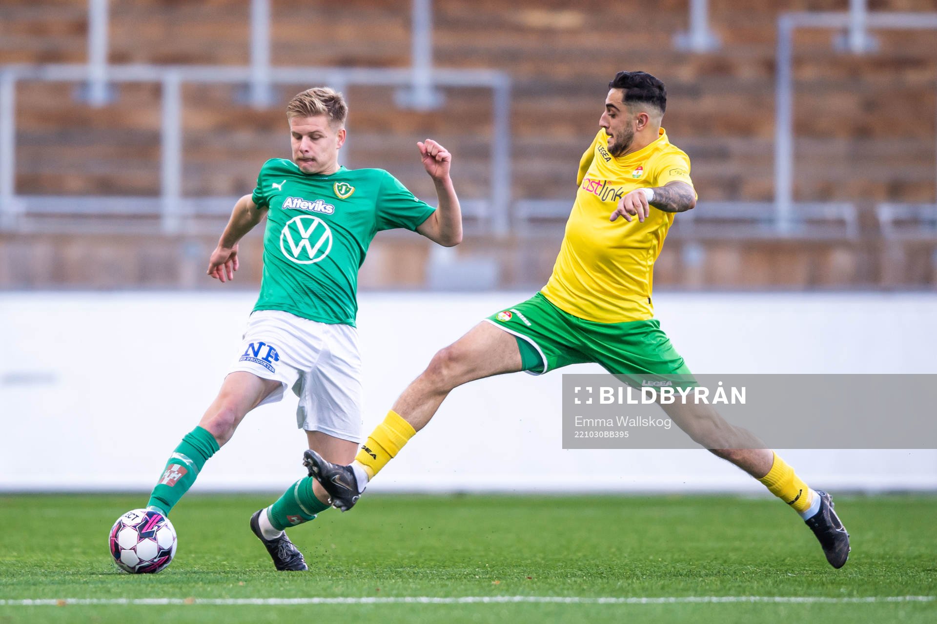 Jönköpings Södras Arvid Eriksson och Dalkurds Marwan Baze