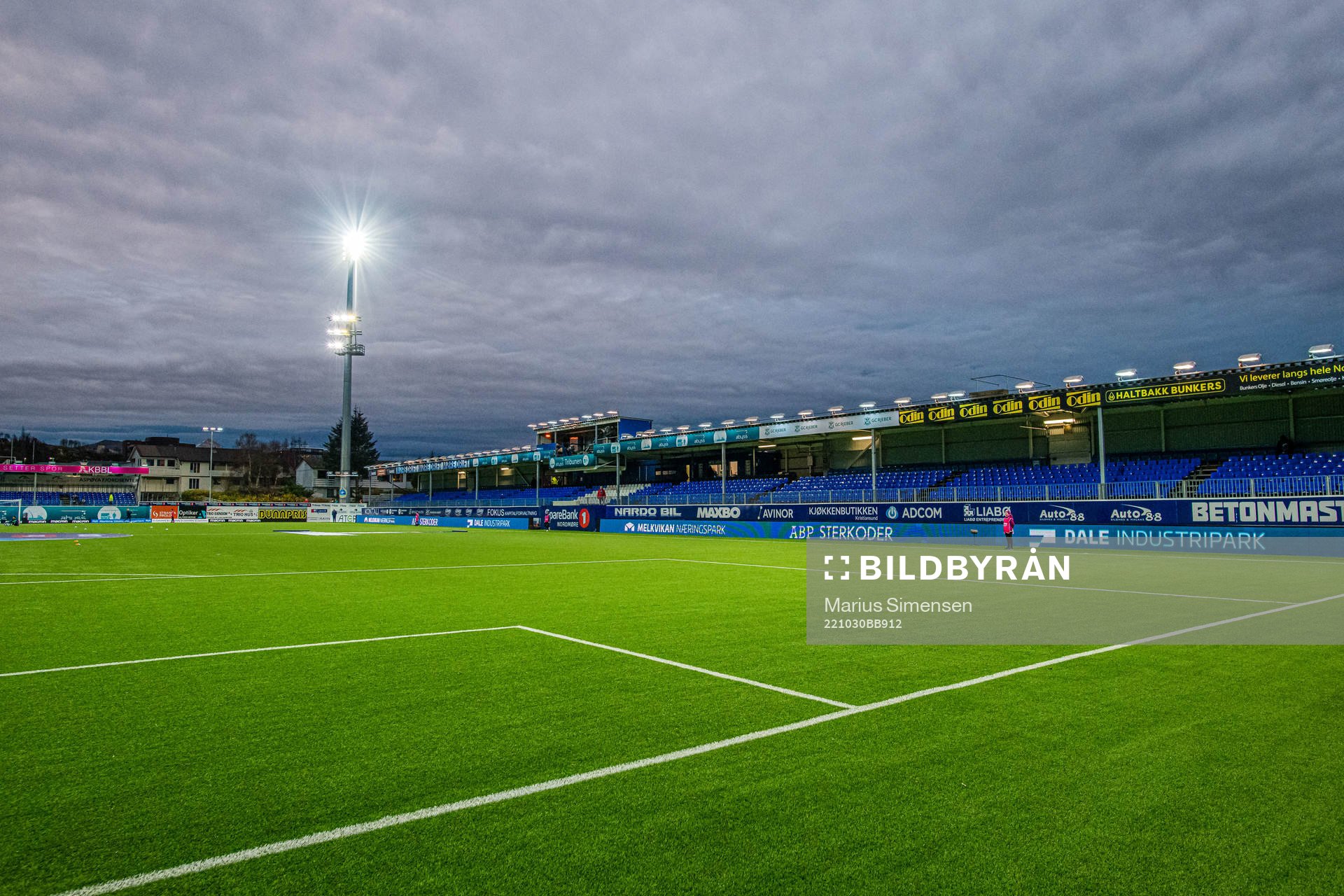 Kristiansund Stadion the Eliteserien match between