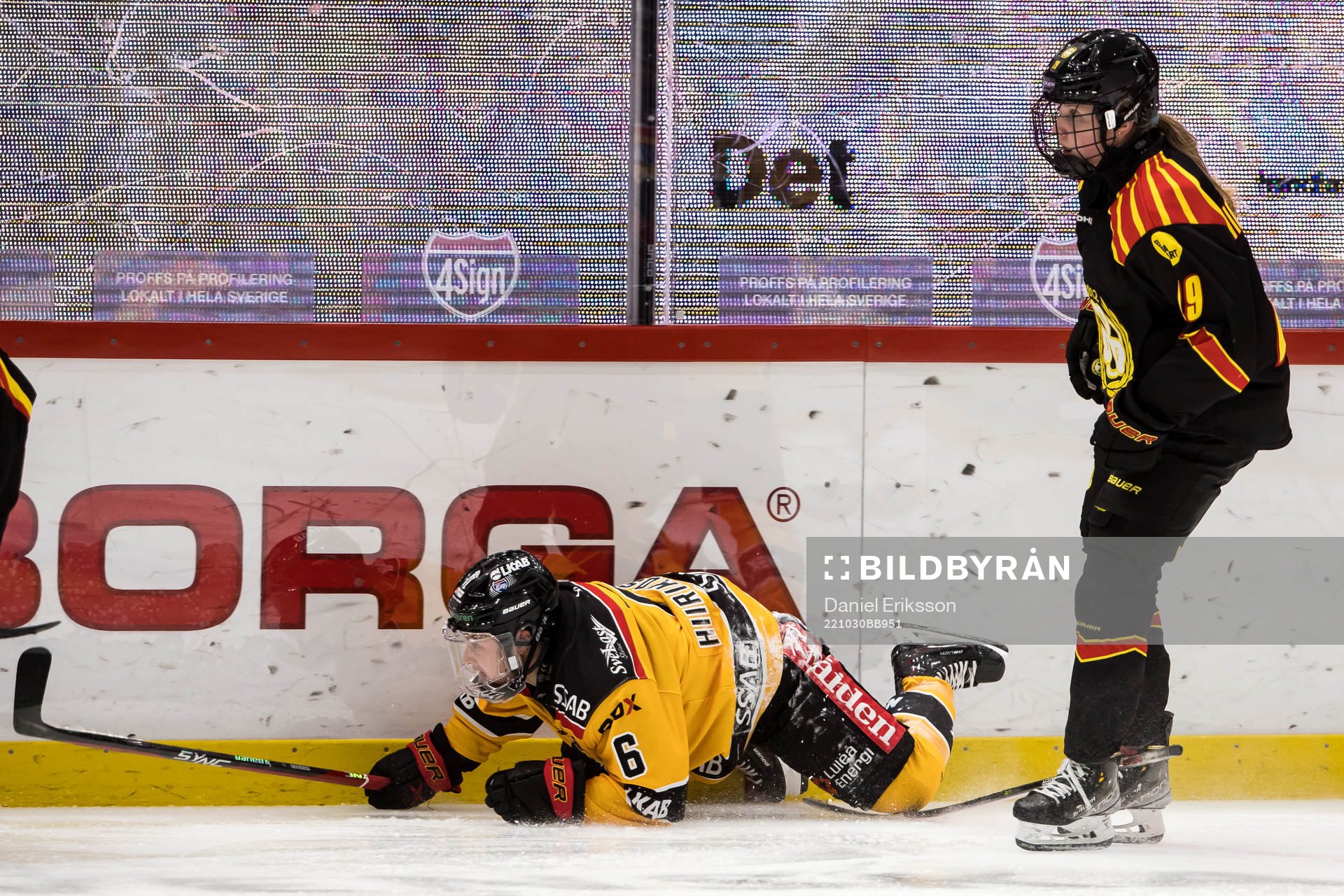 Luleås Jenni Hiirkoski och Brynäs Felizia