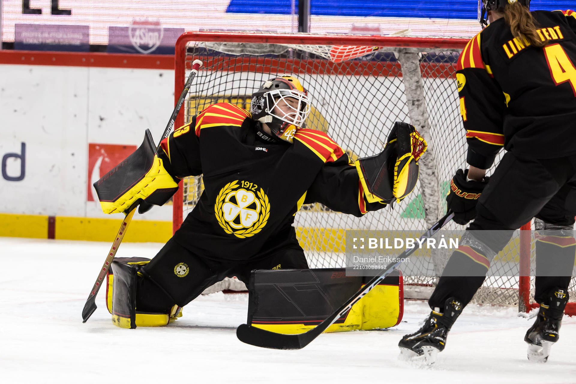 Brynäs målvakt Klara Peslarova