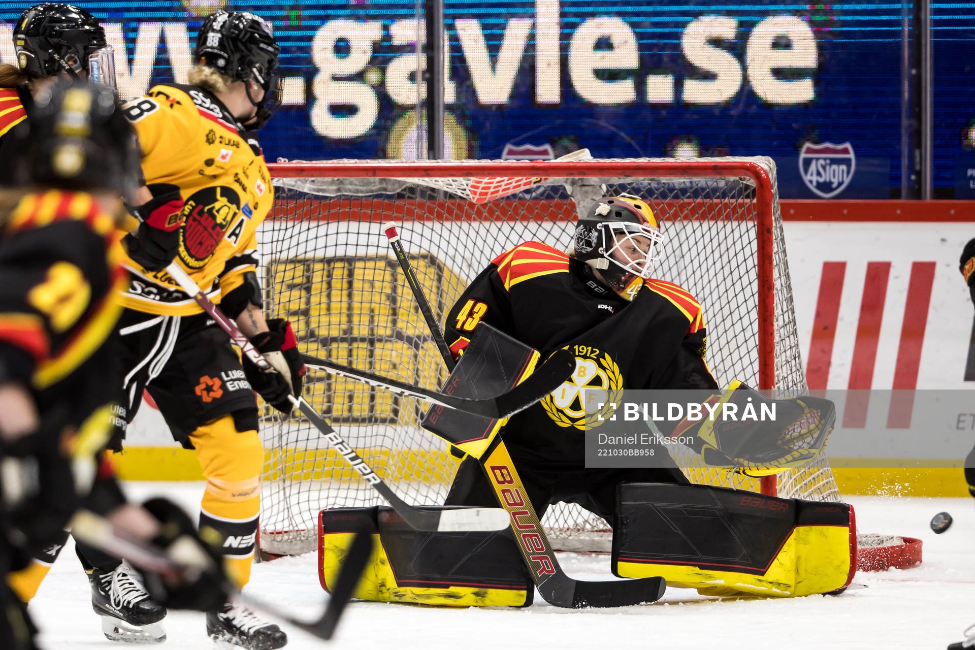 Brynäs målvakt Klara Peslarova