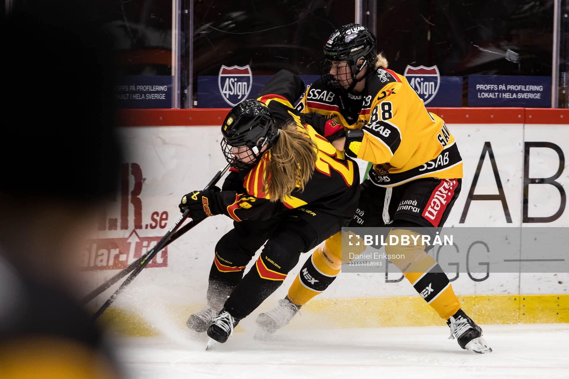 Brynäs Felizia Wikner-Zienkiewicz och Luleås Ronja