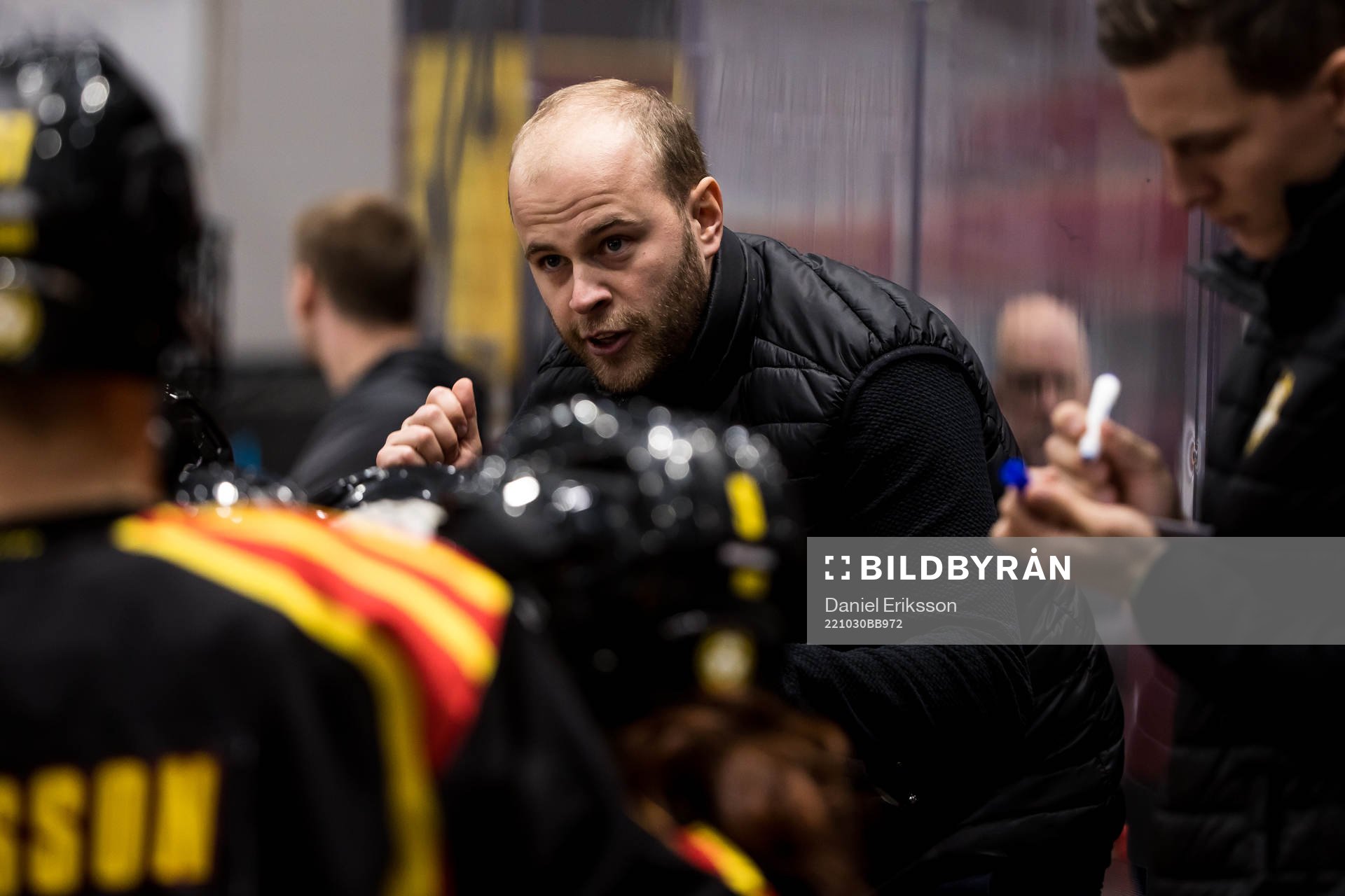 Brynäs tränare Filip Eriksson