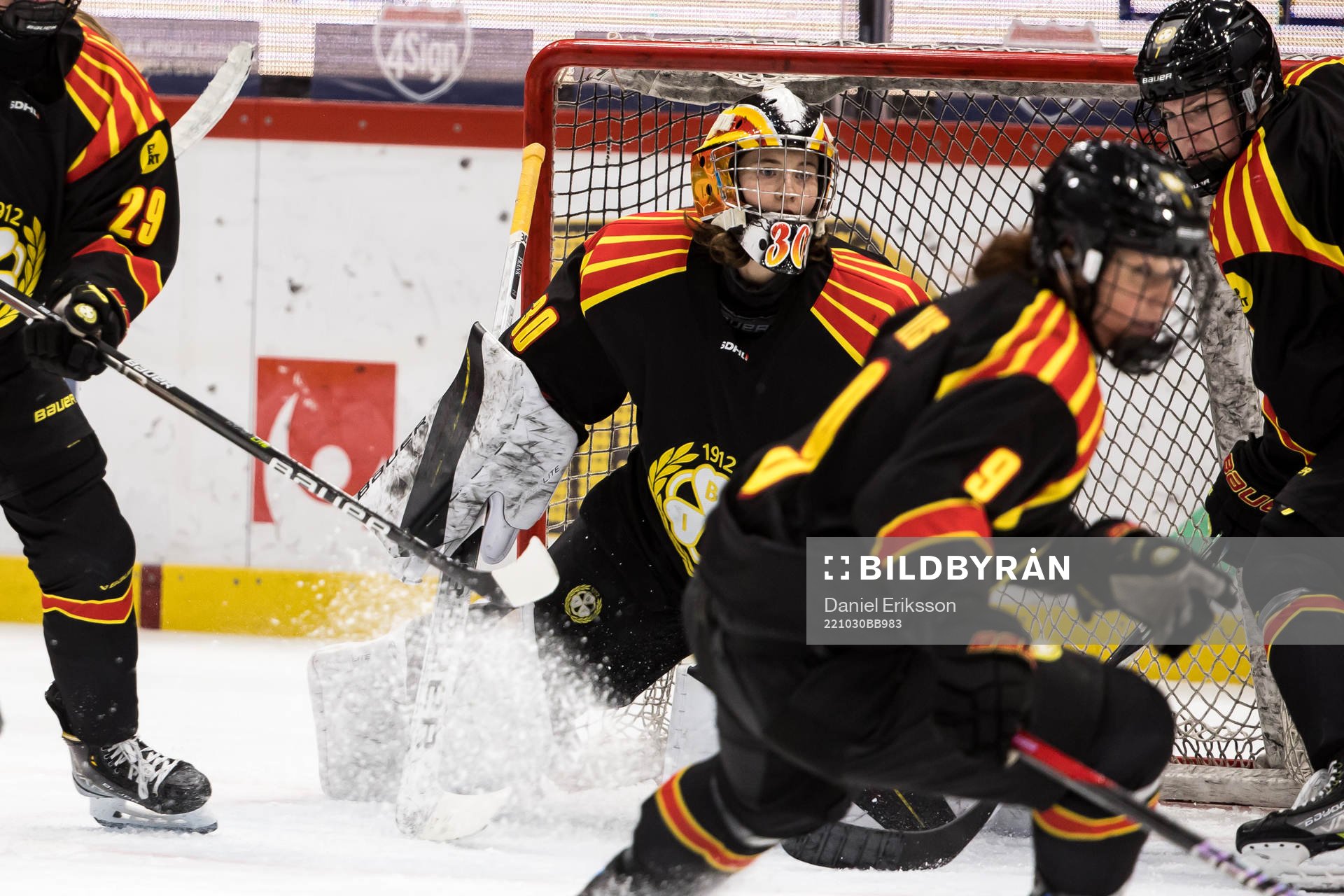 Brynäs målvakt Felicia Frank