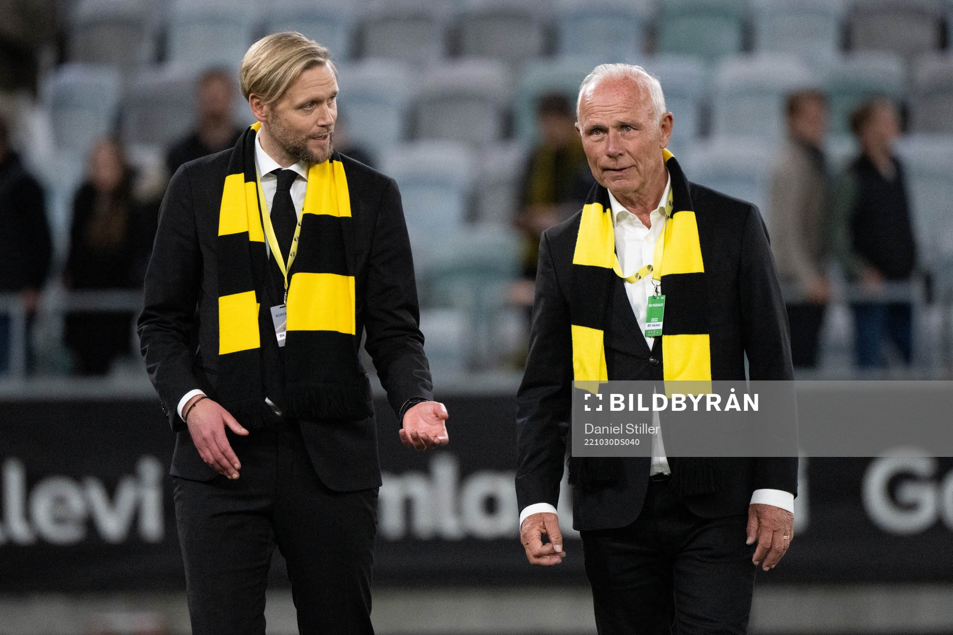 Häckens klubbchef Marcus Jodin och före detta
