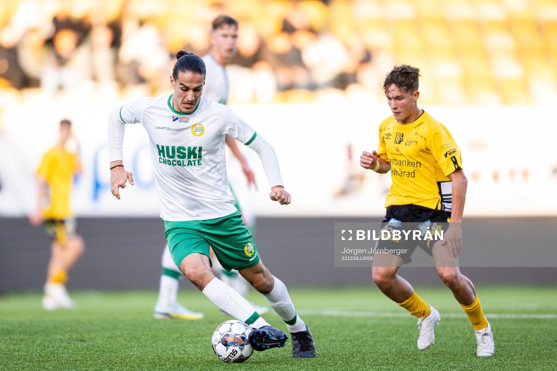 Hammerbys Oscar Fayli och Elfsborgs Enzo Andren