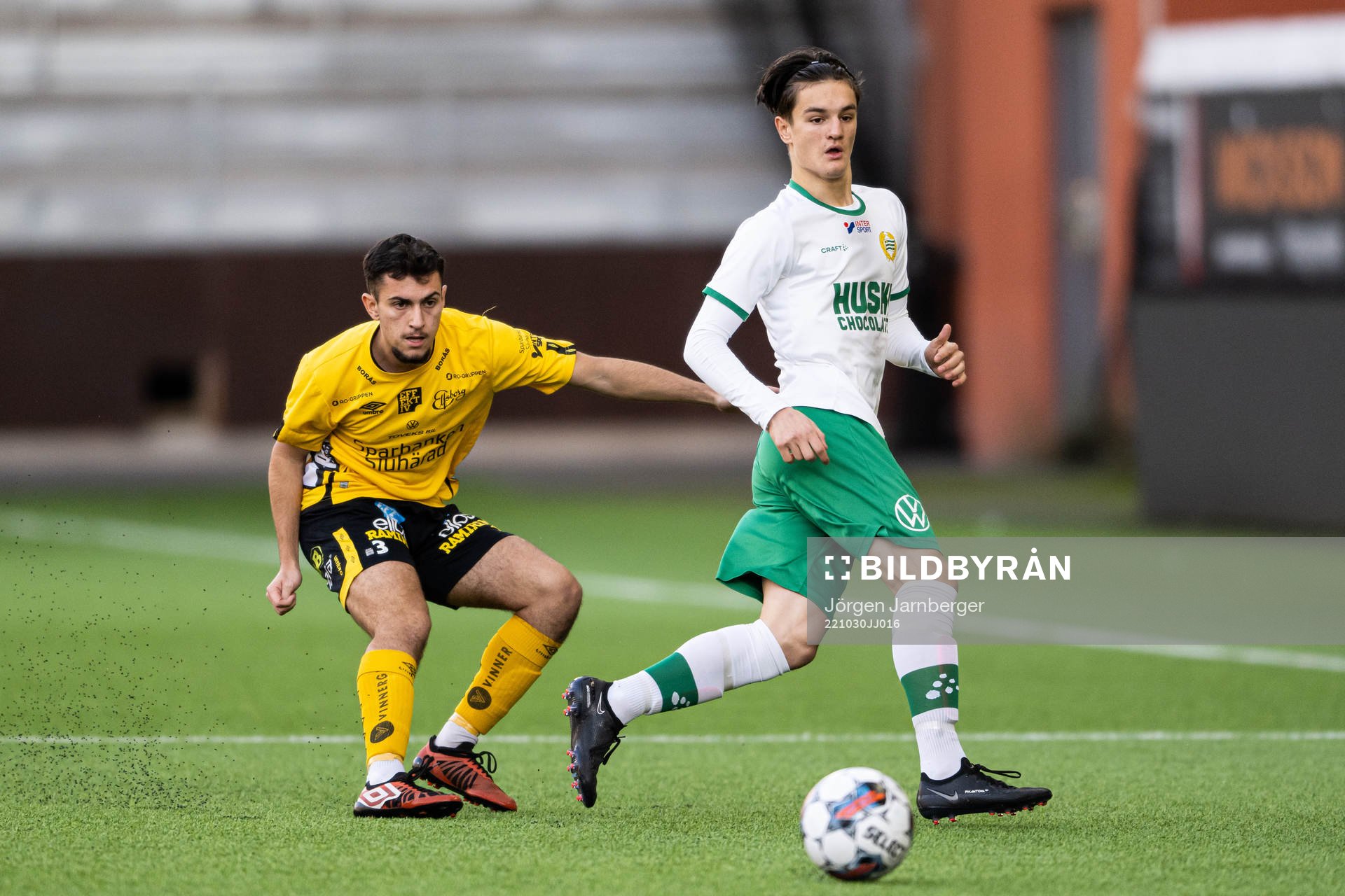 Elfsborgs Hari Bajrektarevic och Hammerbys Amer Barucija