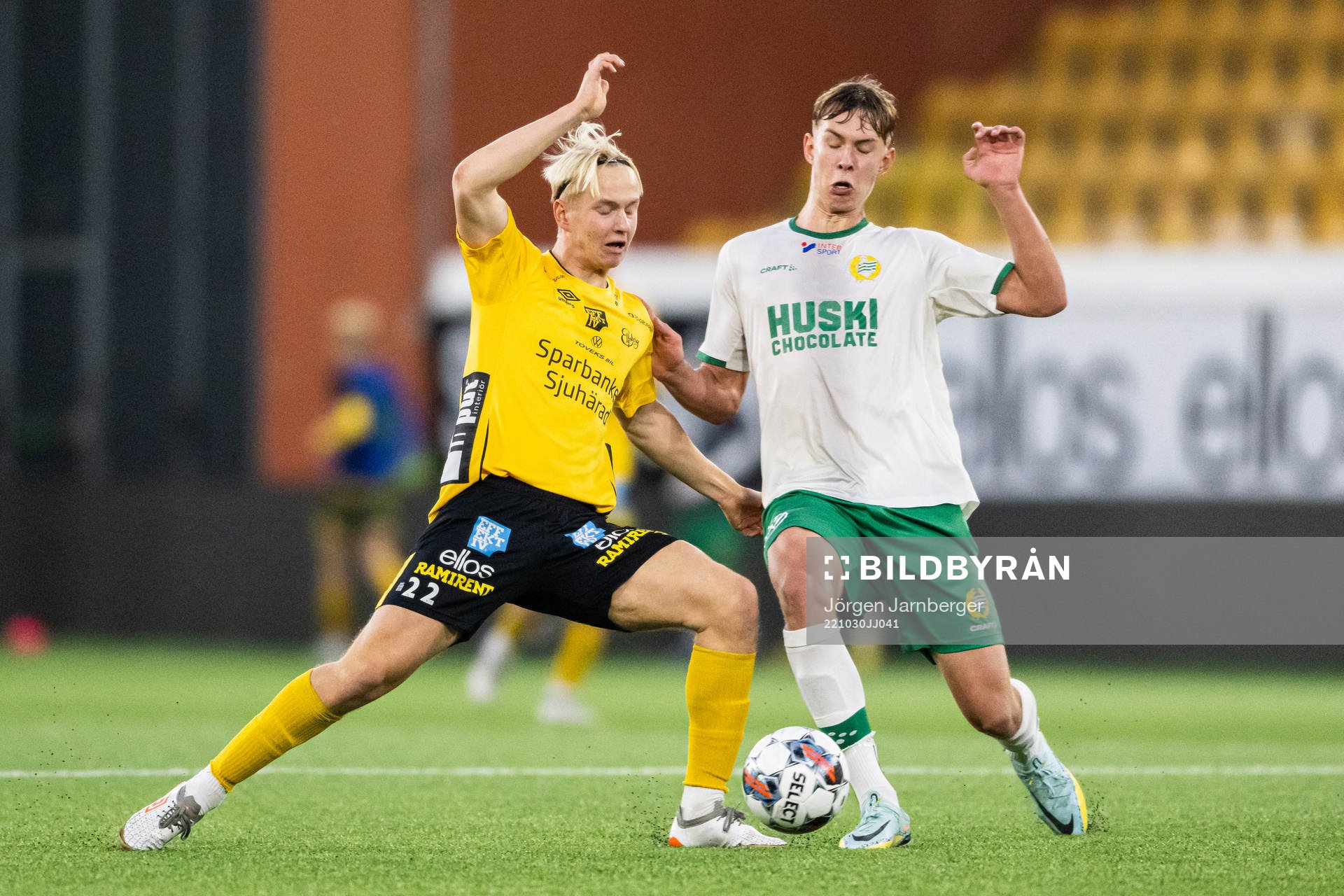Elfsborgs Felix Älverdal och Hammerbys Jesper Lindahl