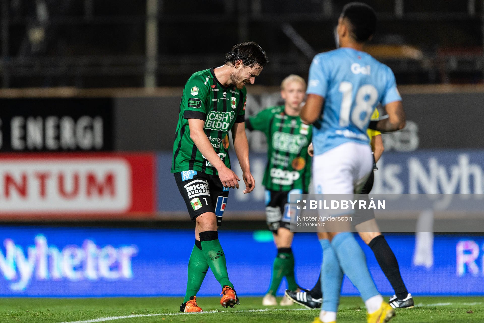 Varbergs Robin Tranberg deppar