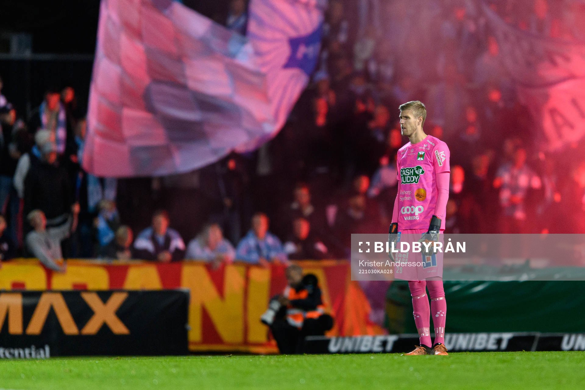 Varbergs målvakt Fredrik Andersson