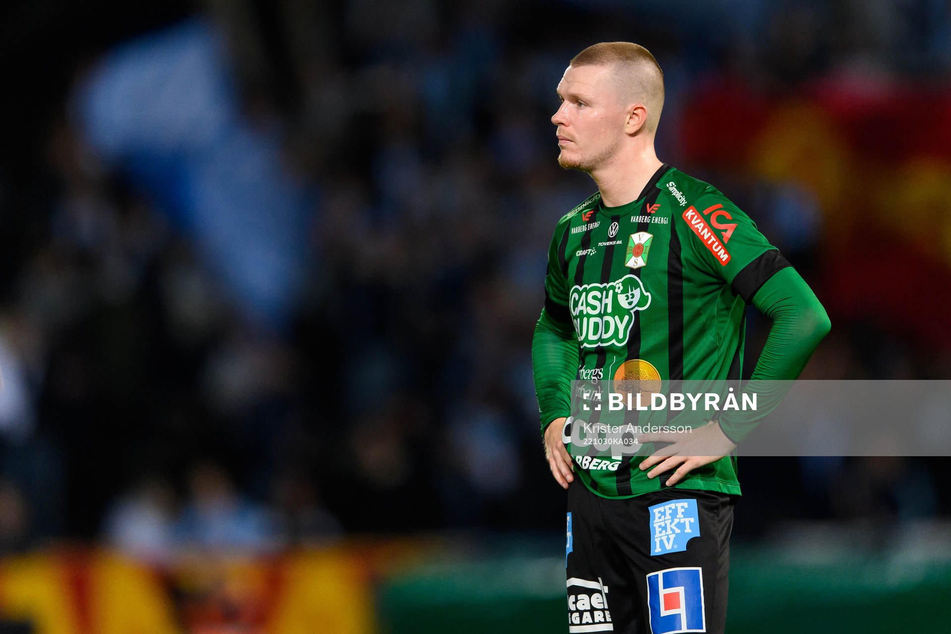 Varbergs Anton Liljenbäck deppar
