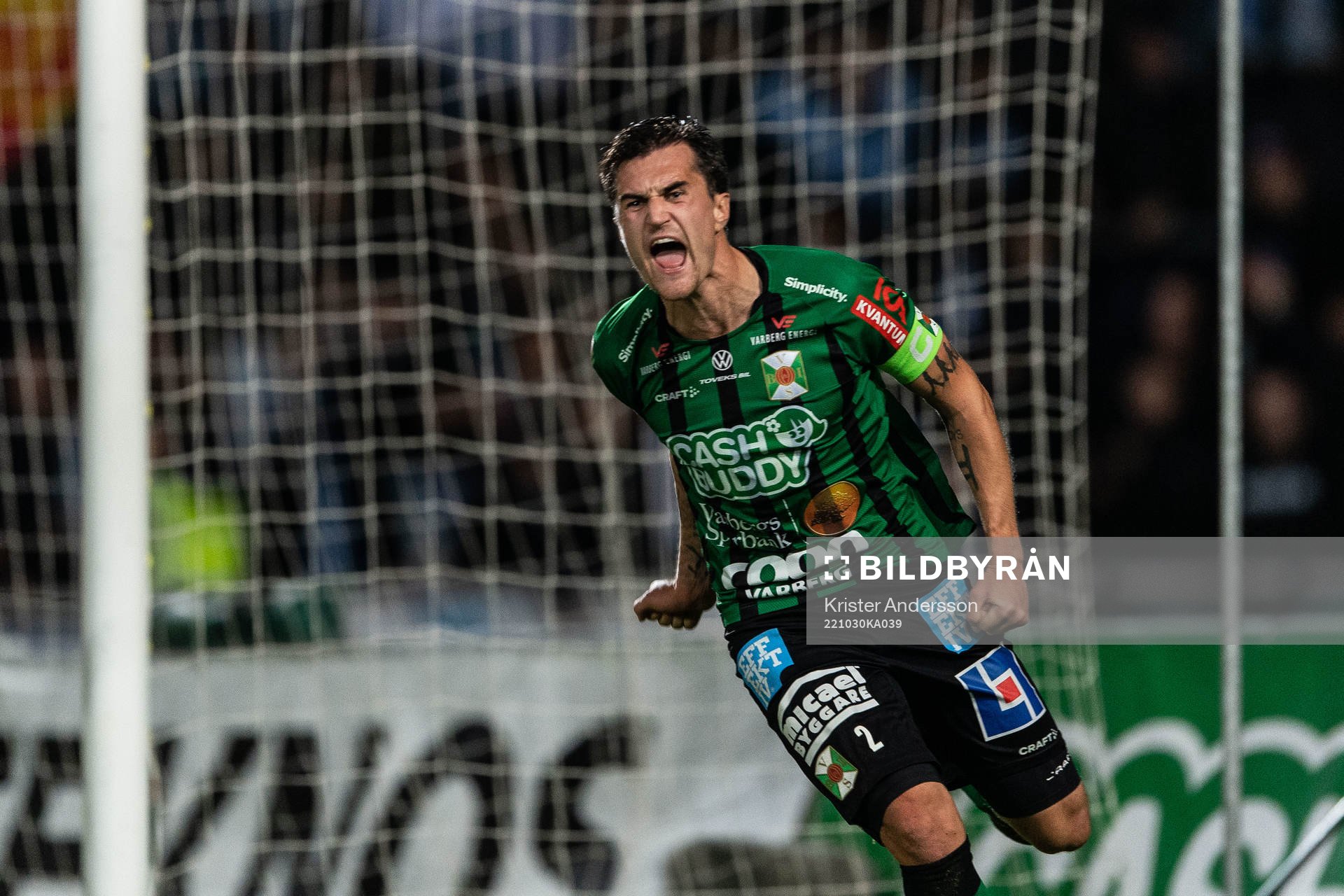 Varbergs Jon Birkfeldt jublar