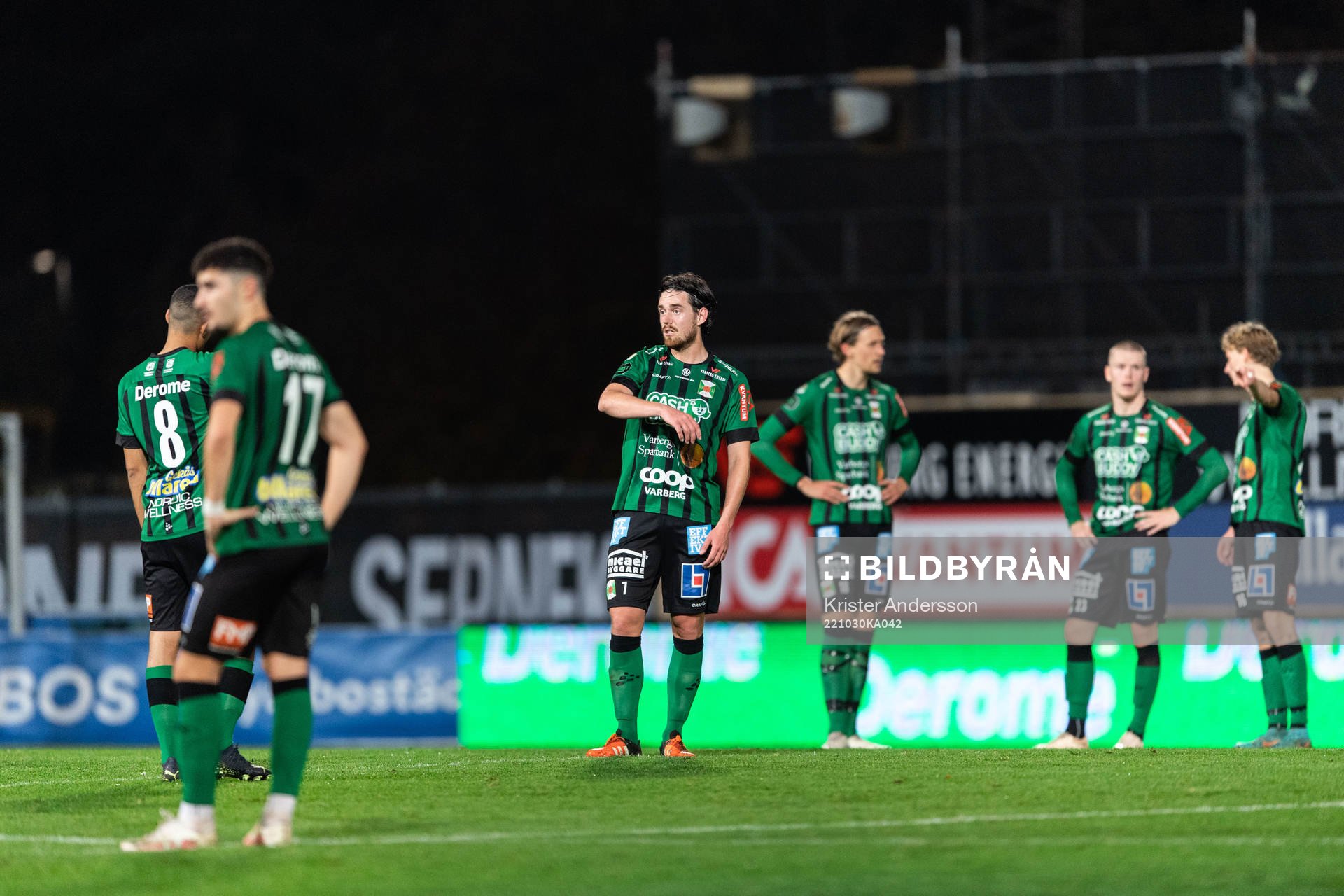 Varbergs Robin Tranberg deppar