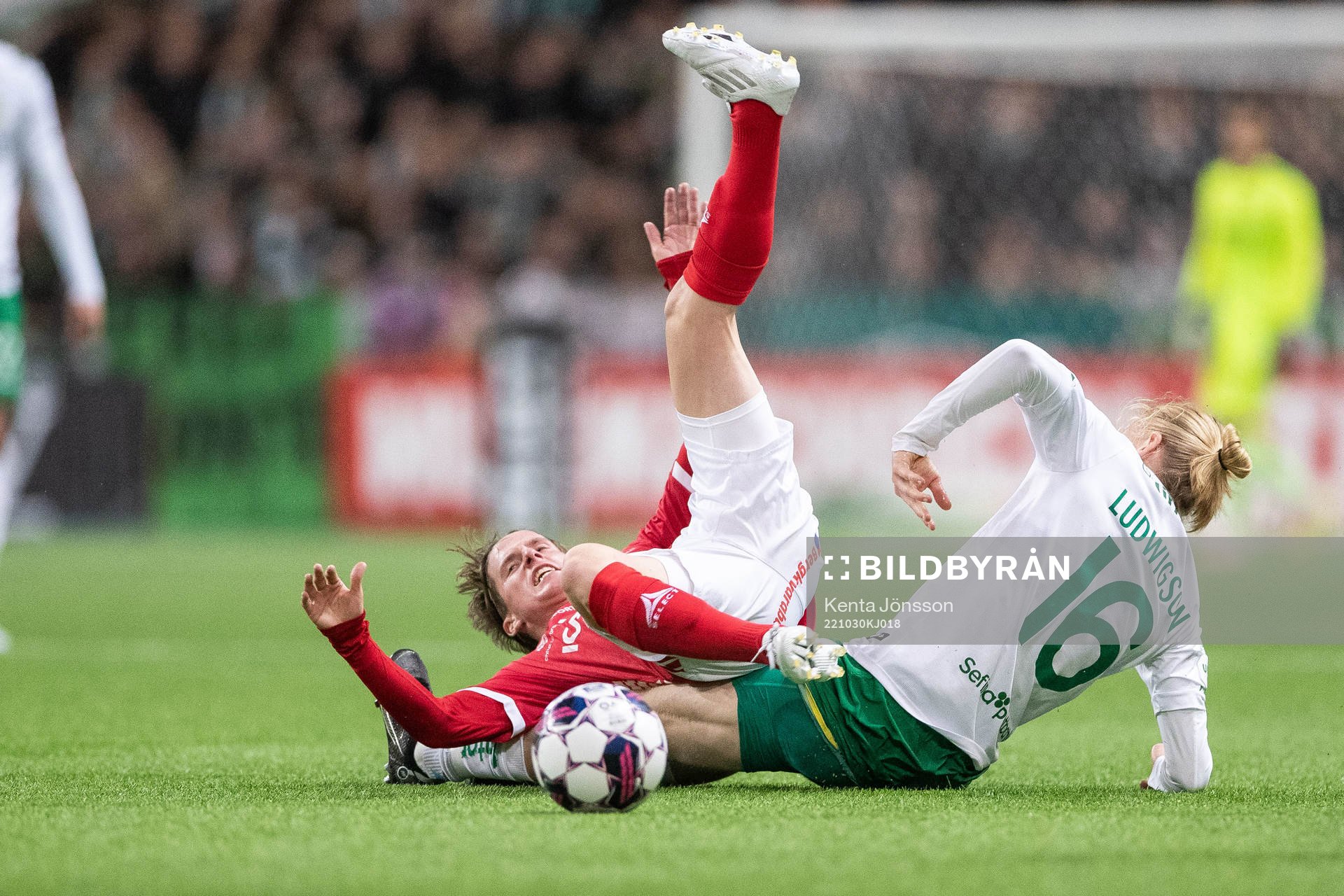 Kalmars Johan Karlsson och Hammarbys Gustav Ludwigson