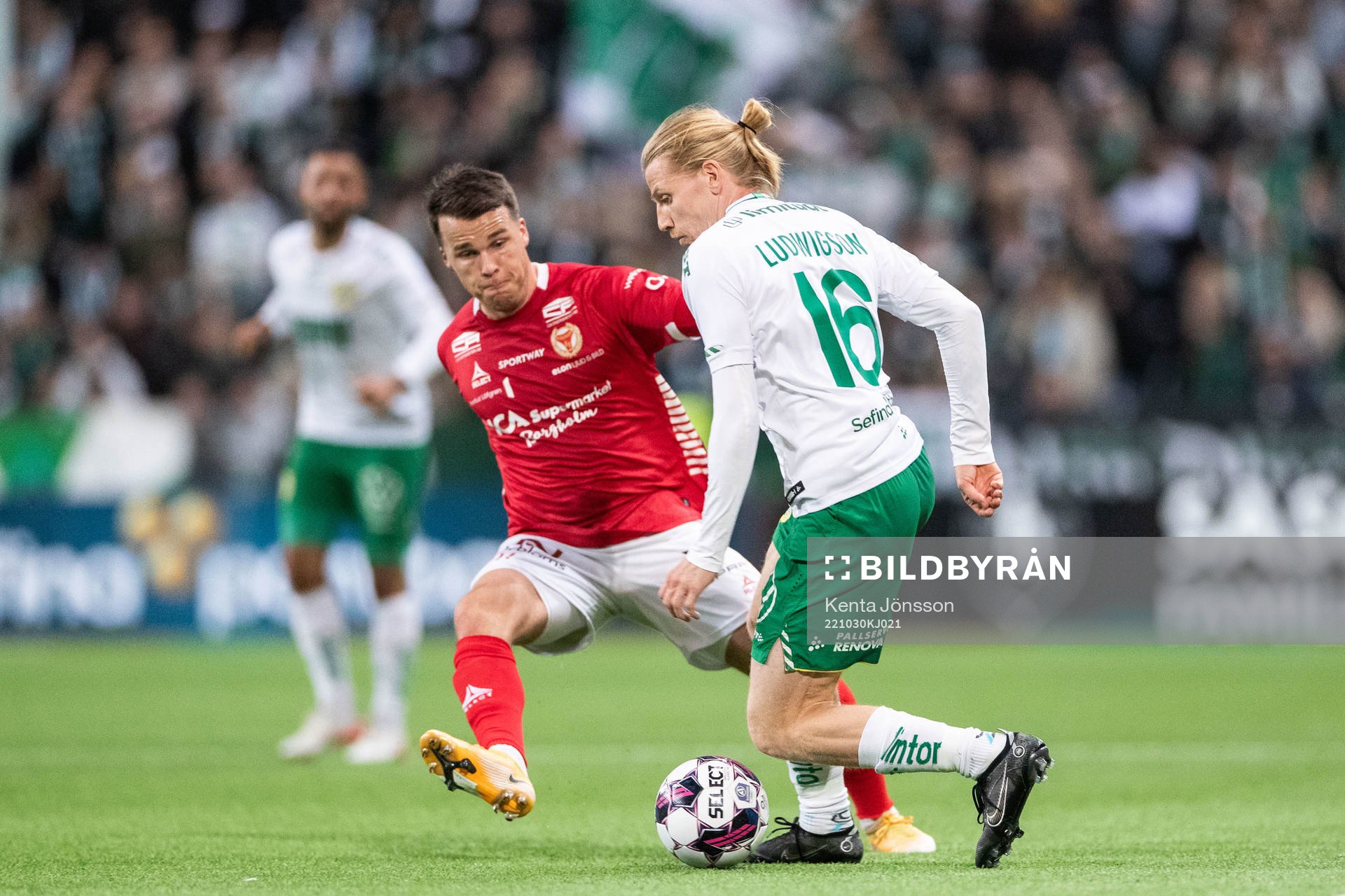 Kalmars Simon Skrabb och Hammarbys Gustav Ludwigson