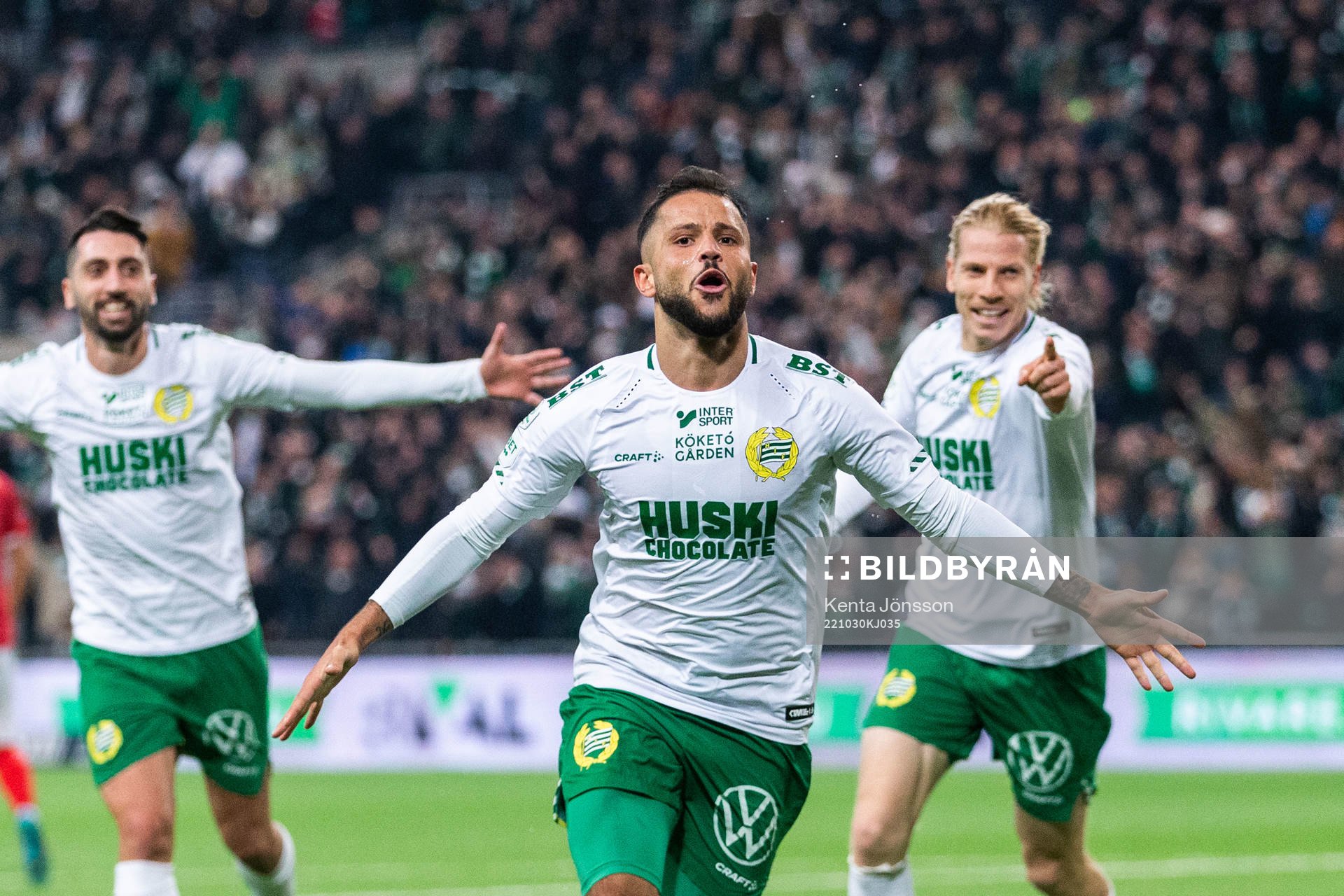 Hammarbys Mohanad Jeahze jublar